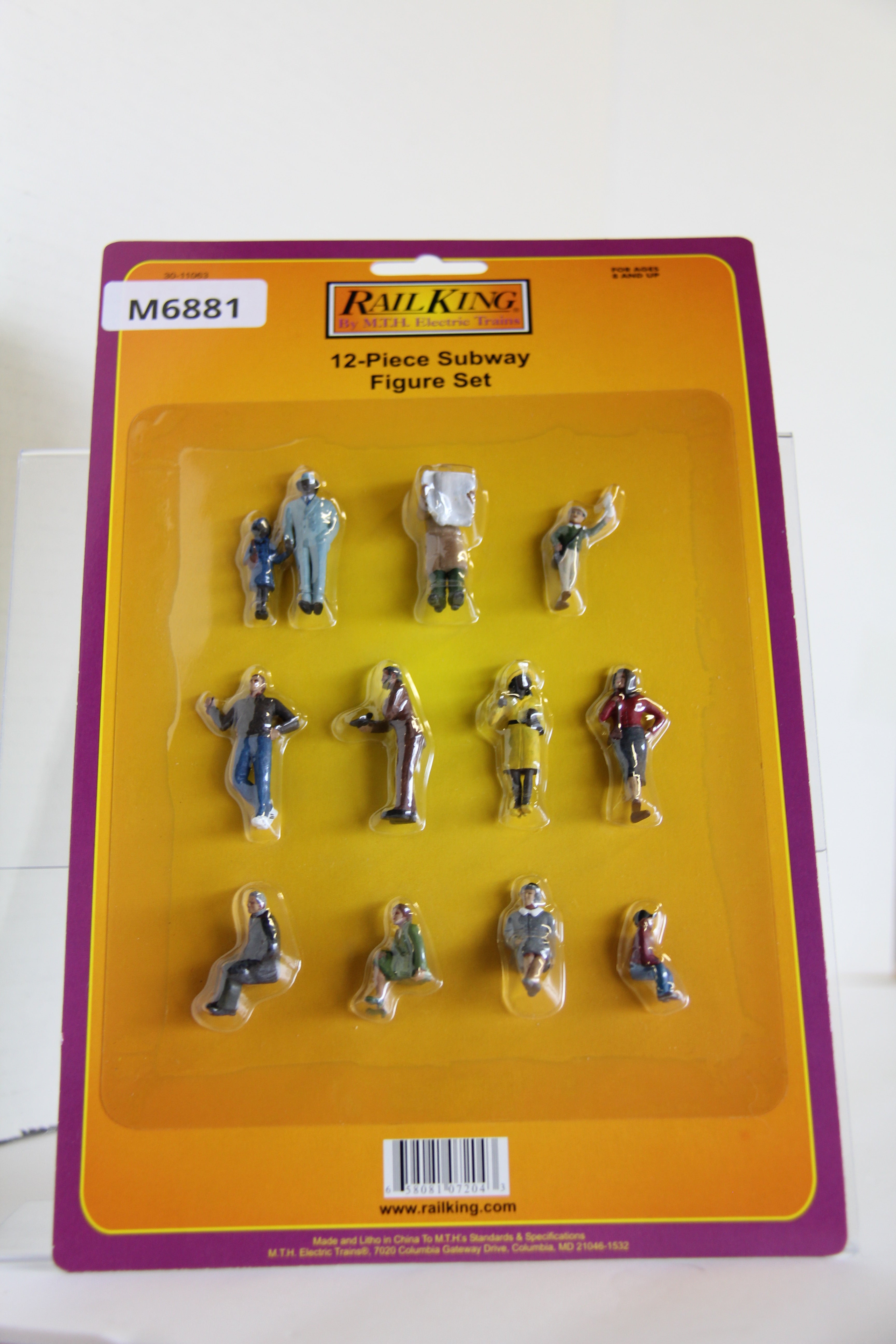 Rail King 30-11063 Subway Figure Set-Second hand-M6881