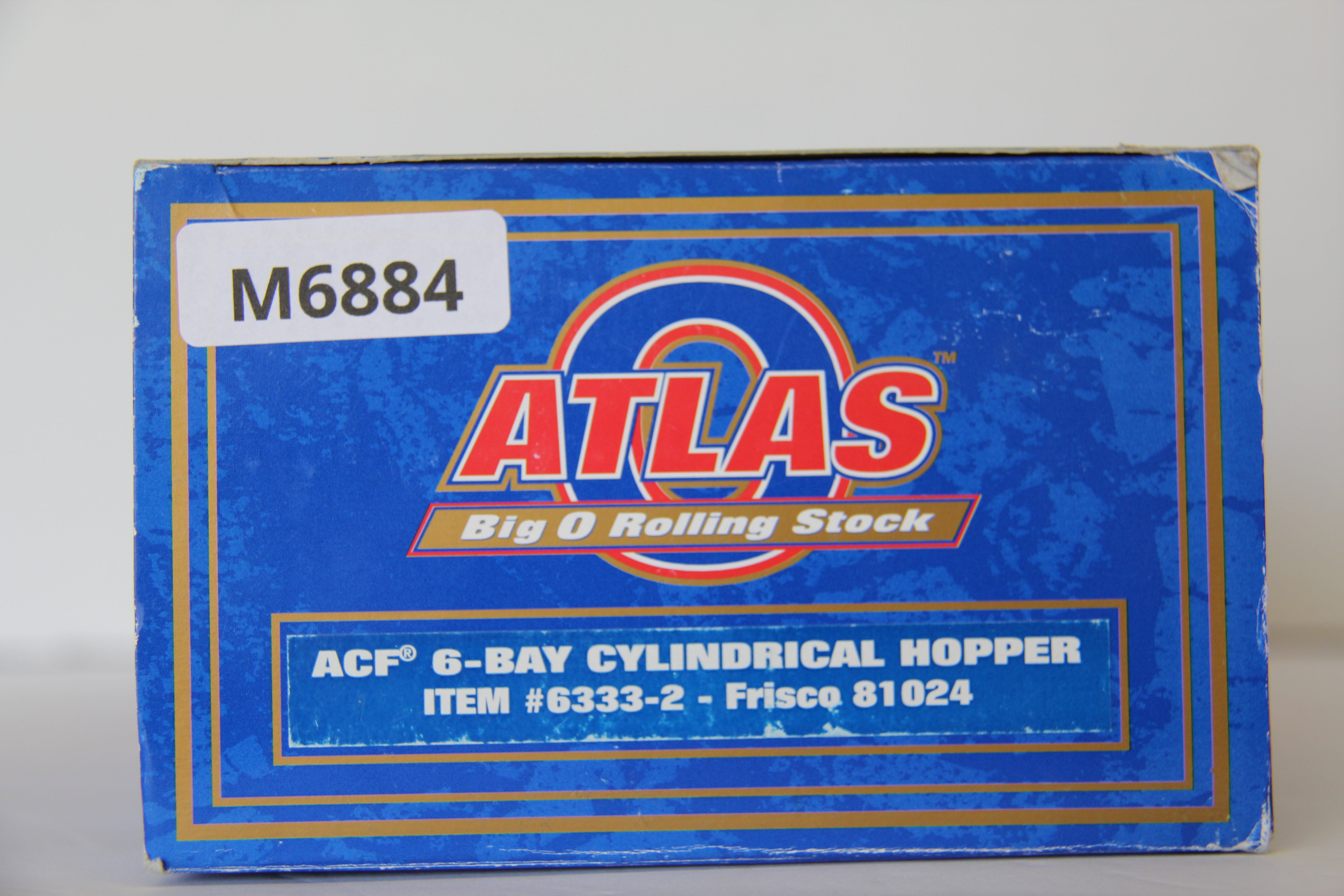 Atlas #6333-2 Frisco #81024 ACF 6-Bay Cylindrical Hopper-Second hand-M6884