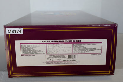 MTH 20-3896-1 Union Pacific #3979 (Oil Tender) 4-6-6-4 Challenger Steam Engine-Second hand-M8174