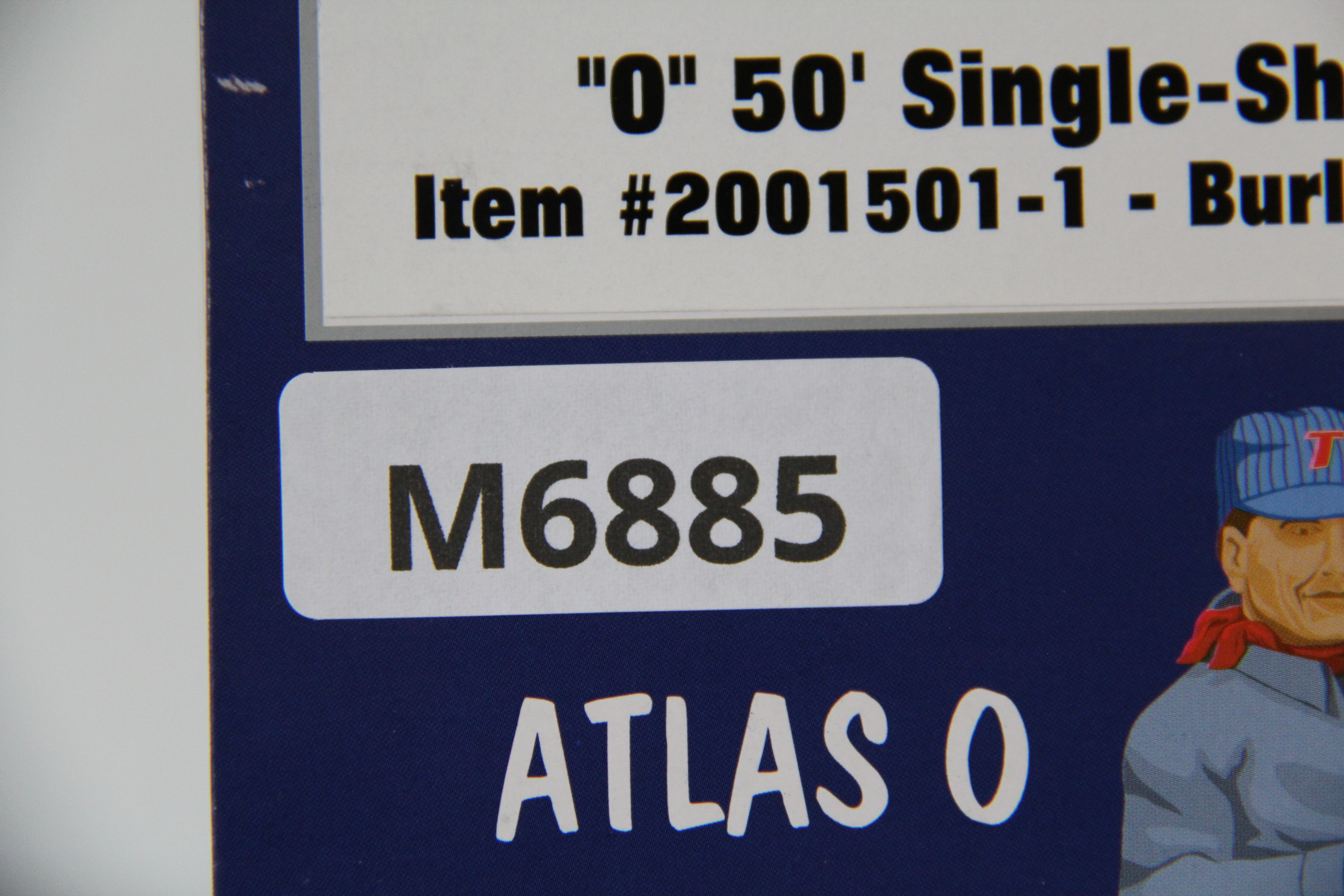 Atlas #2001501-1 Burlington 50' Single-Sheathed Box Car-Second hand-M6885