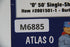Atlas #2001501-1 Burlington 50' Single-Sheathed Box Car-Second hand-M6885