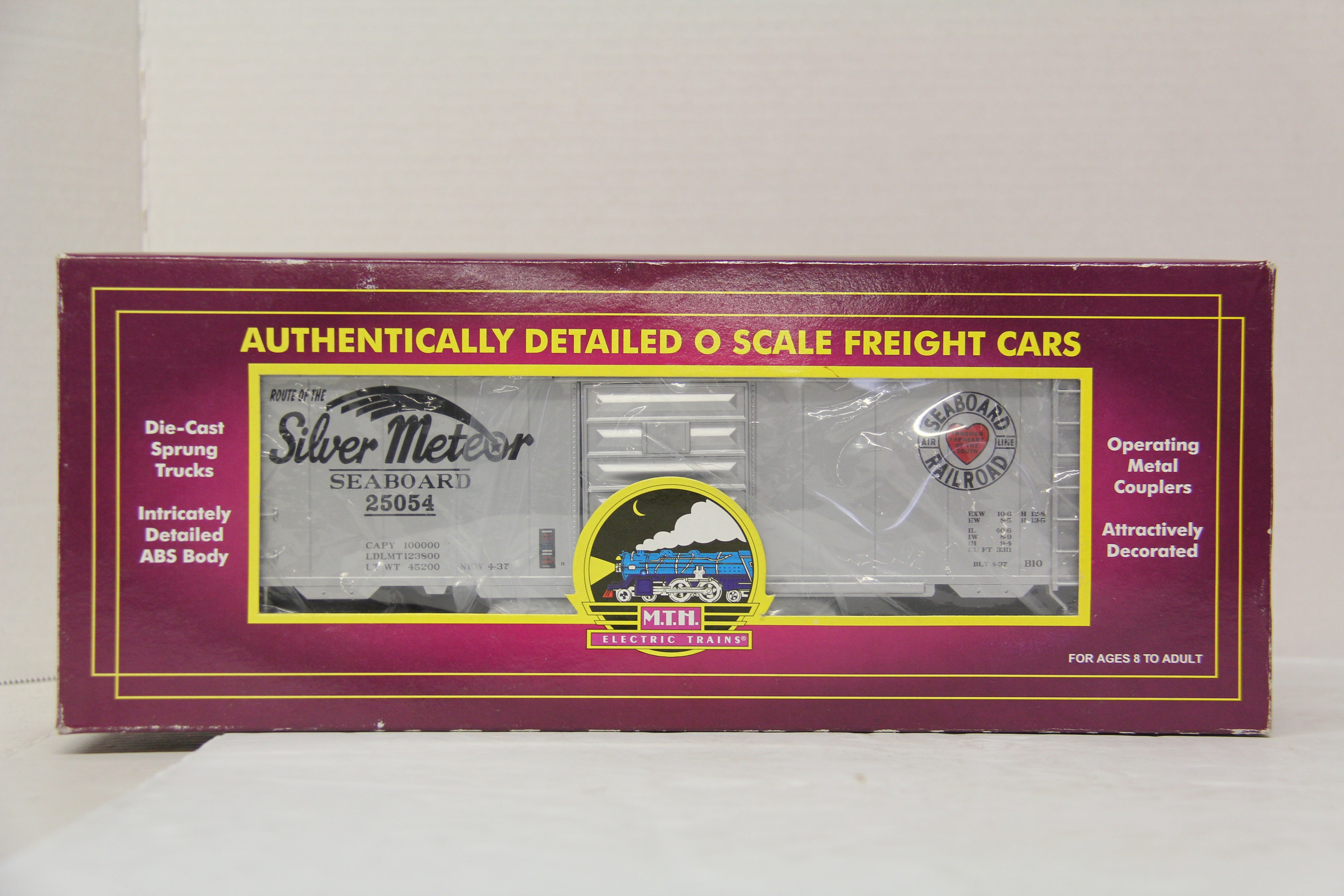 MTH 20-93144 Seaboard 40' Box Car-Second hand-M5379