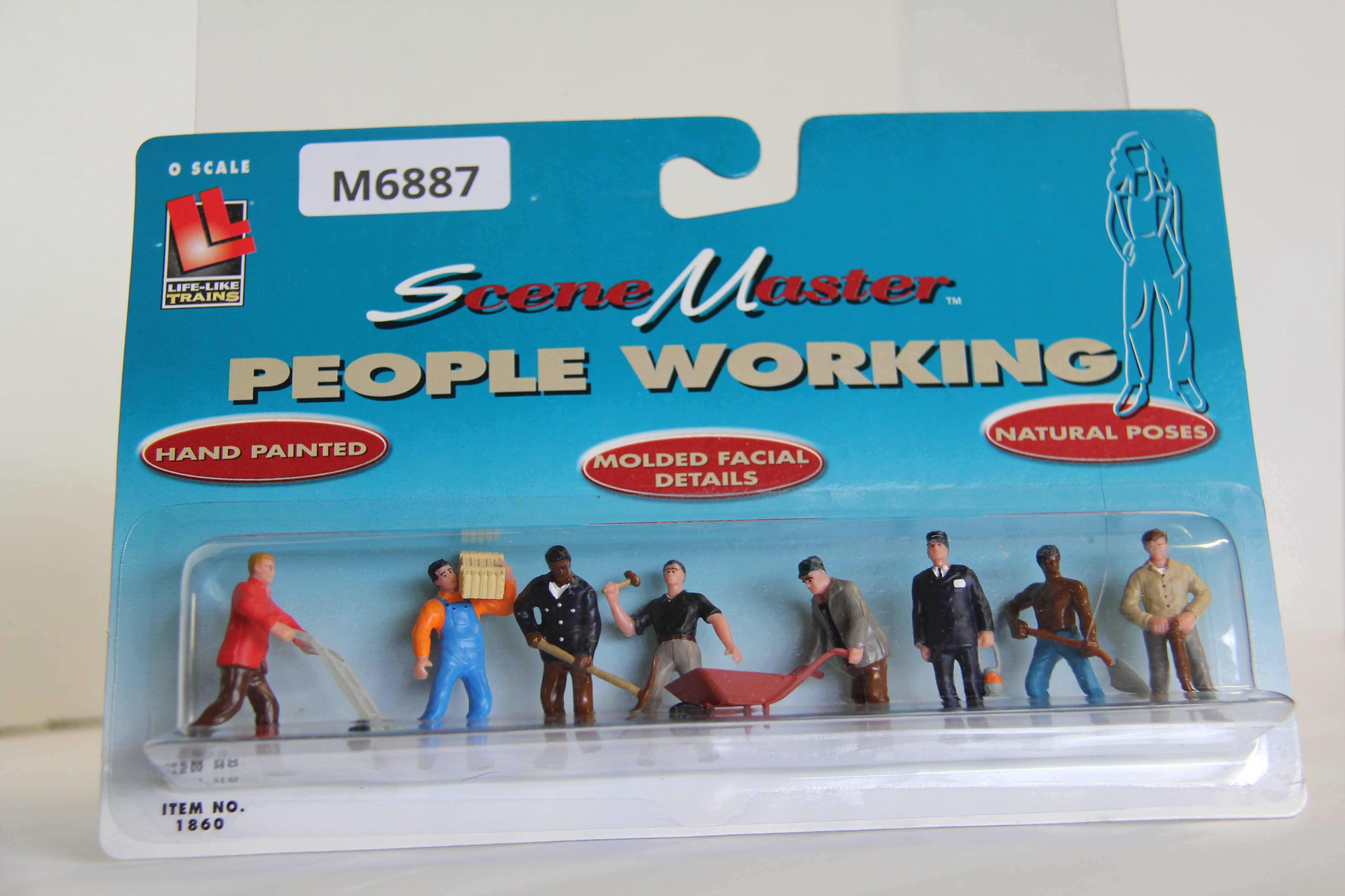 Life-Like Trains Scene Master #1860 People Working-Second hand-M6887