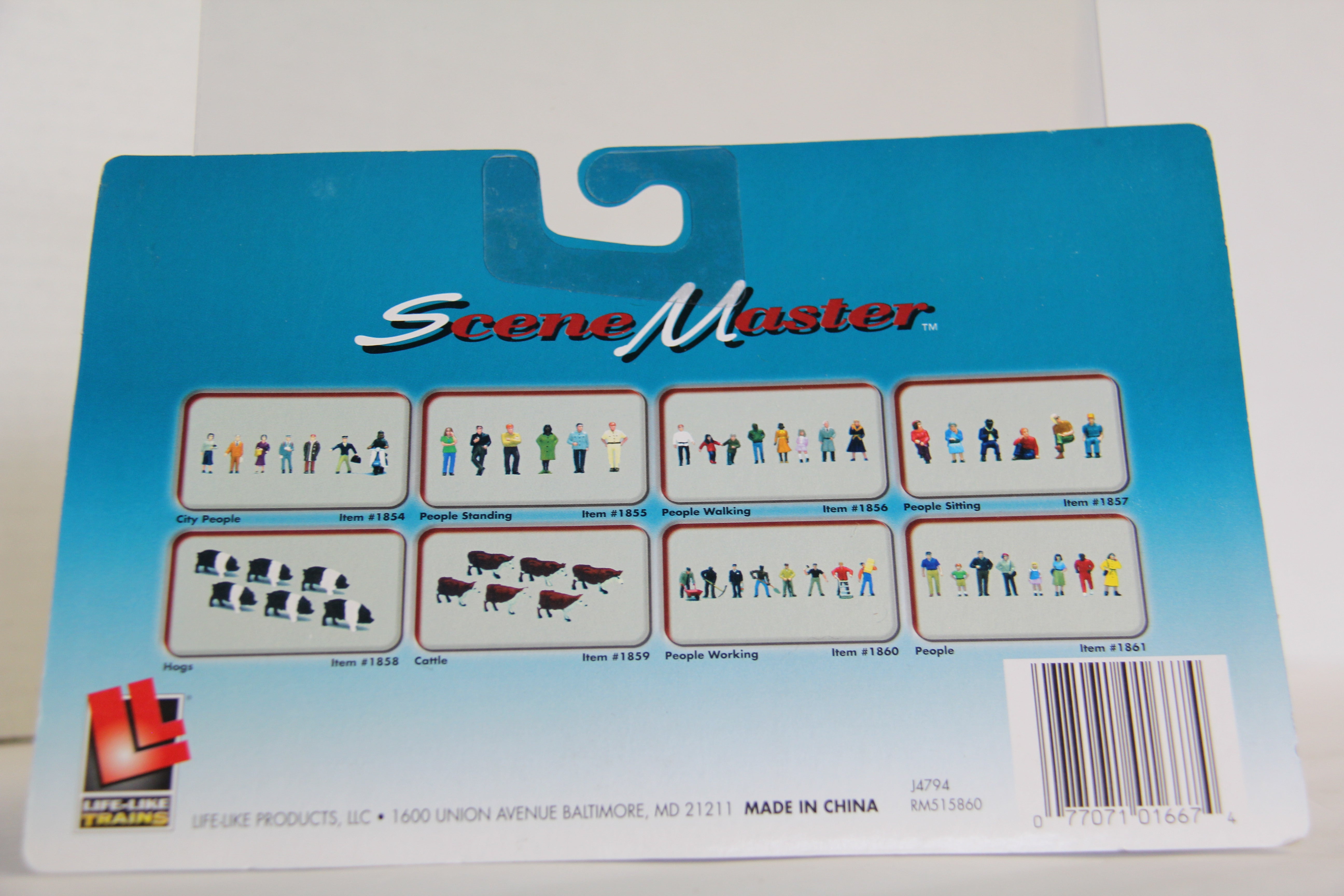 Life-Like Trains Scene Master #1860 People Working-Second hand-M6887