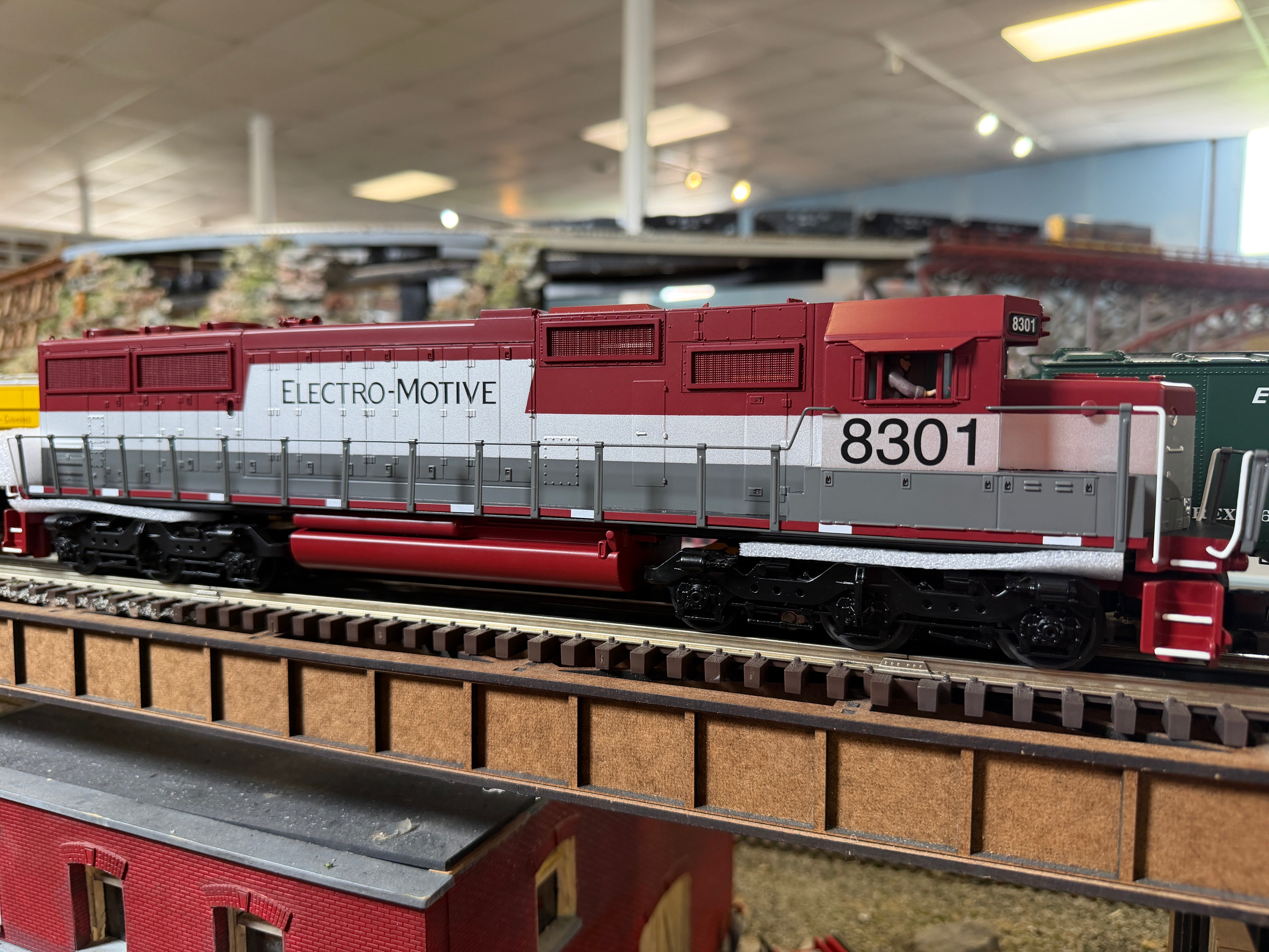 MTH 30-21357-1 - RailKing - SD60 Diesel Engine "Electro Motive Division" #8301 w/ PS3 - Custom Run for MrMuffin'sTrains