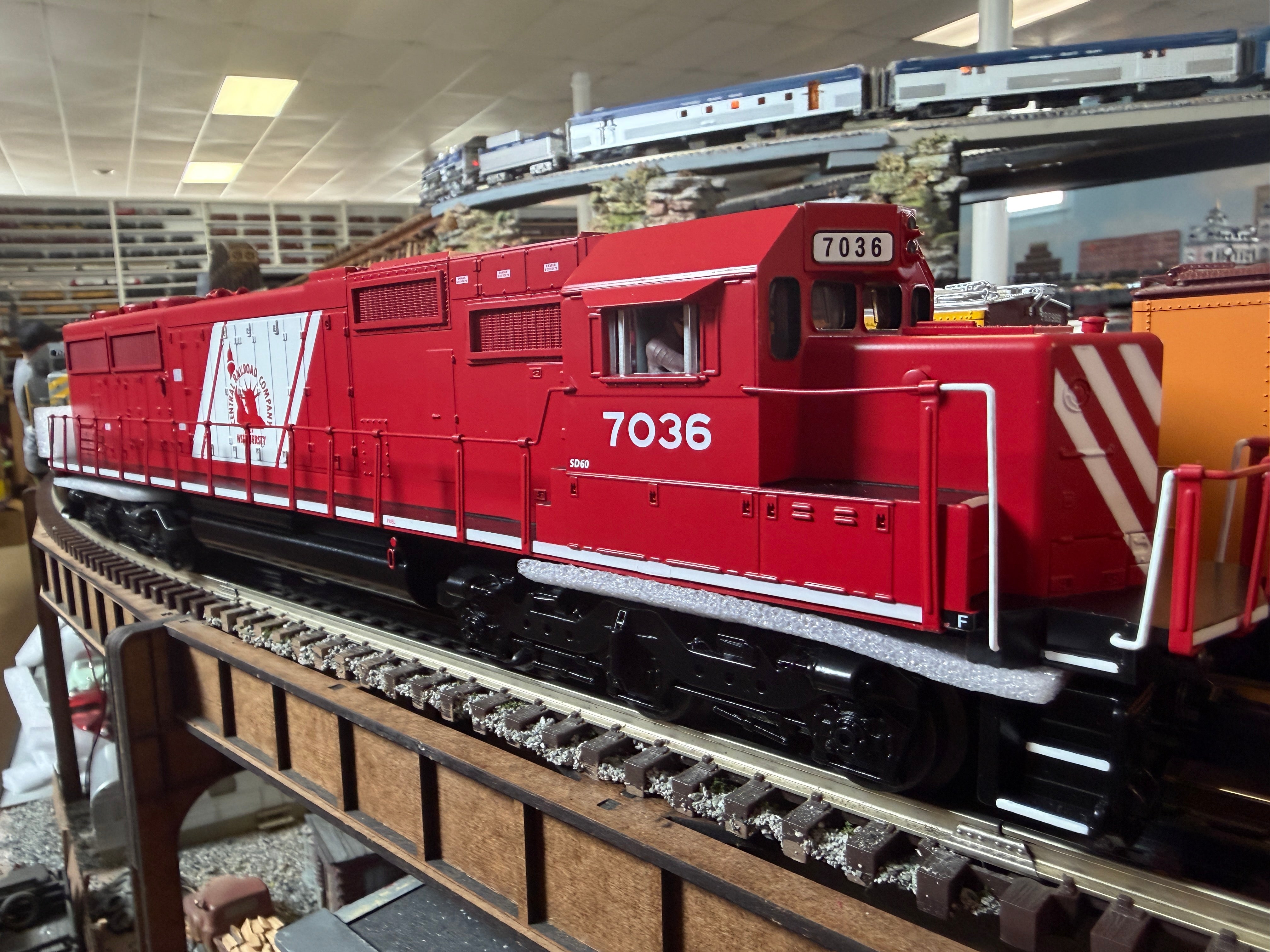 MTH 30-21344-1 - RailKing - SD60 Diesel Engine "Jersey Central" #7036 w/ PS3