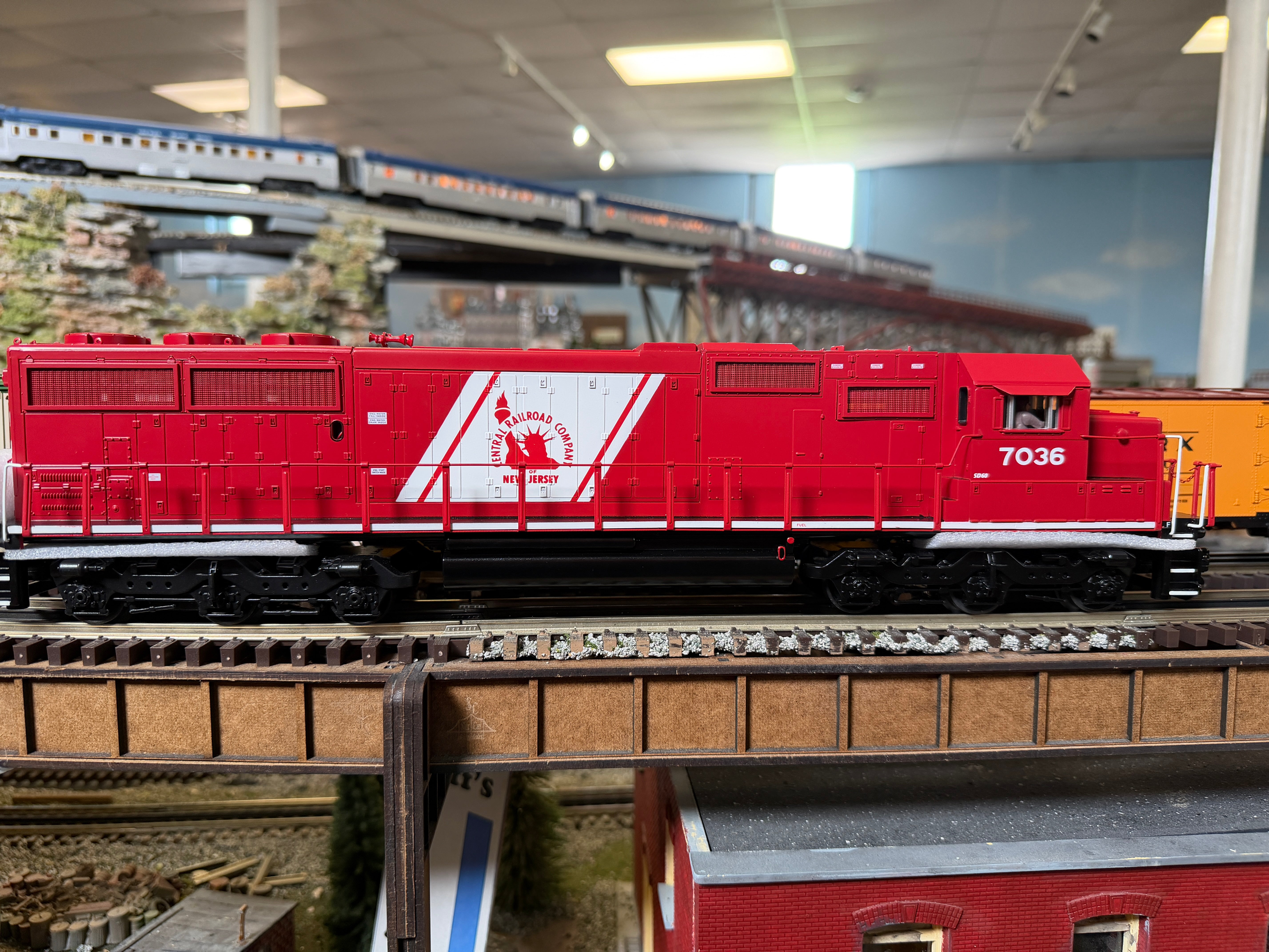 MTH 30-21344-1 - RailKing - SD60 Diesel Engine "Jersey Central" #7036 w/ PS3