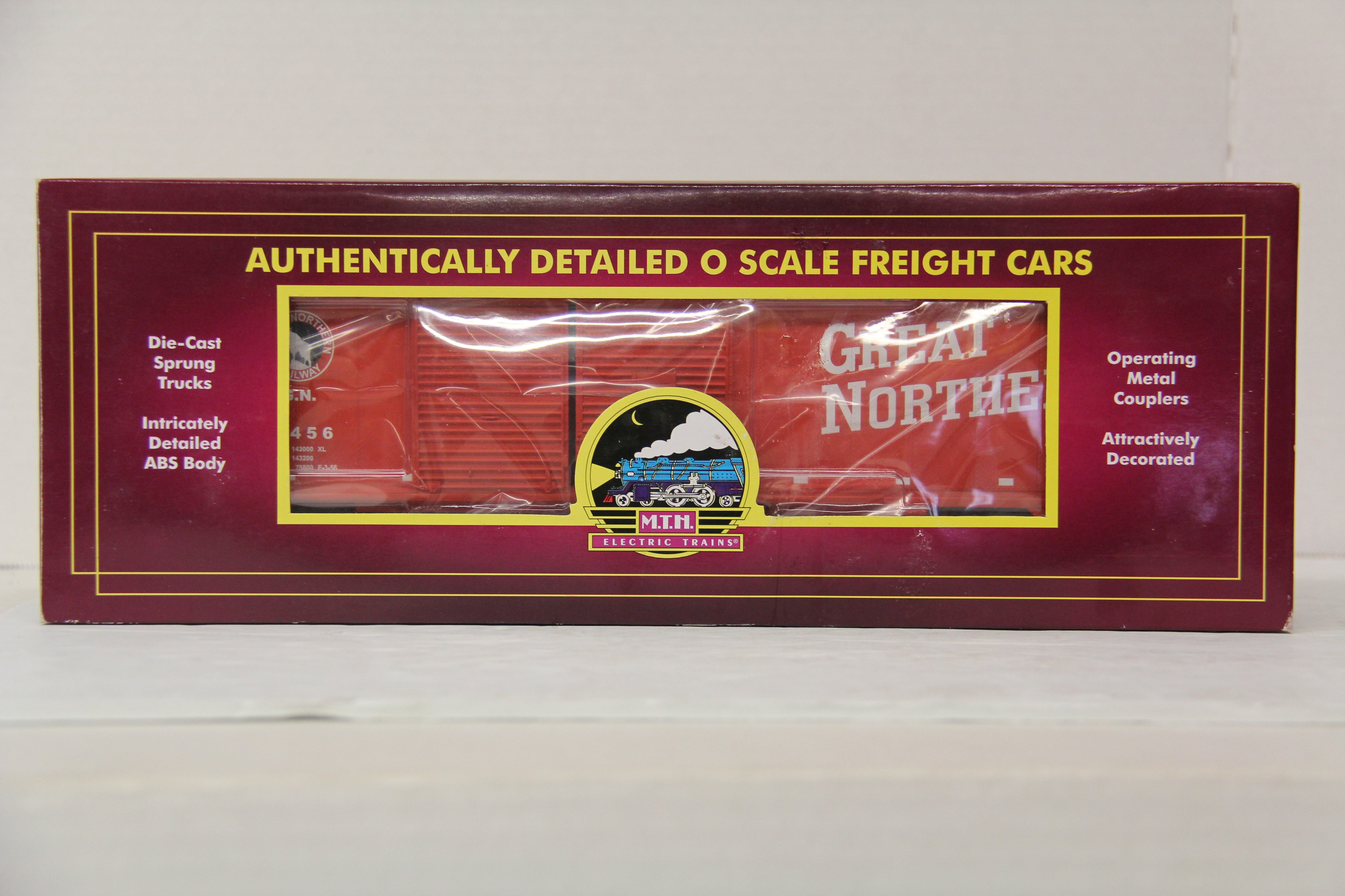 MTH 20-93712 Great Northern Double Door 50' Box Car-Second hand-M5392