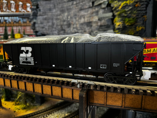 Atlas O 3001283 - Premier - 4-Bay Coal Hopper "Burlington Northern" - MrMuffin'sTrains
