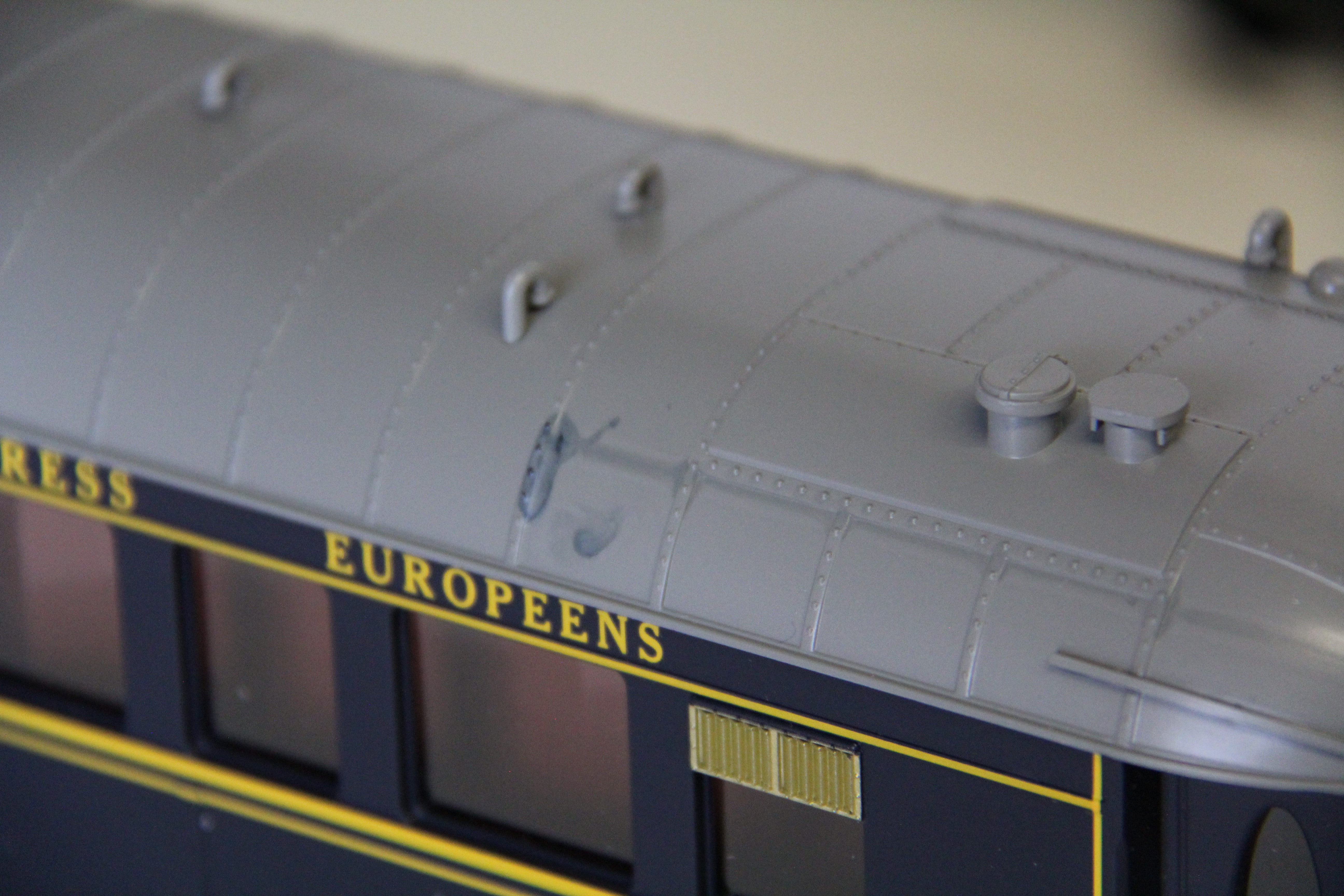 MTH 20-3344-1 "Orient Express" Chapelon 2-3-1E Pacific Steam Engine SNCF (Green Boiler) & MTH 20-60023 5 Car French SNCF Passenger Set (CONVERTED to 3Rail) with UPGRADED PS3-Second hand-M6827
