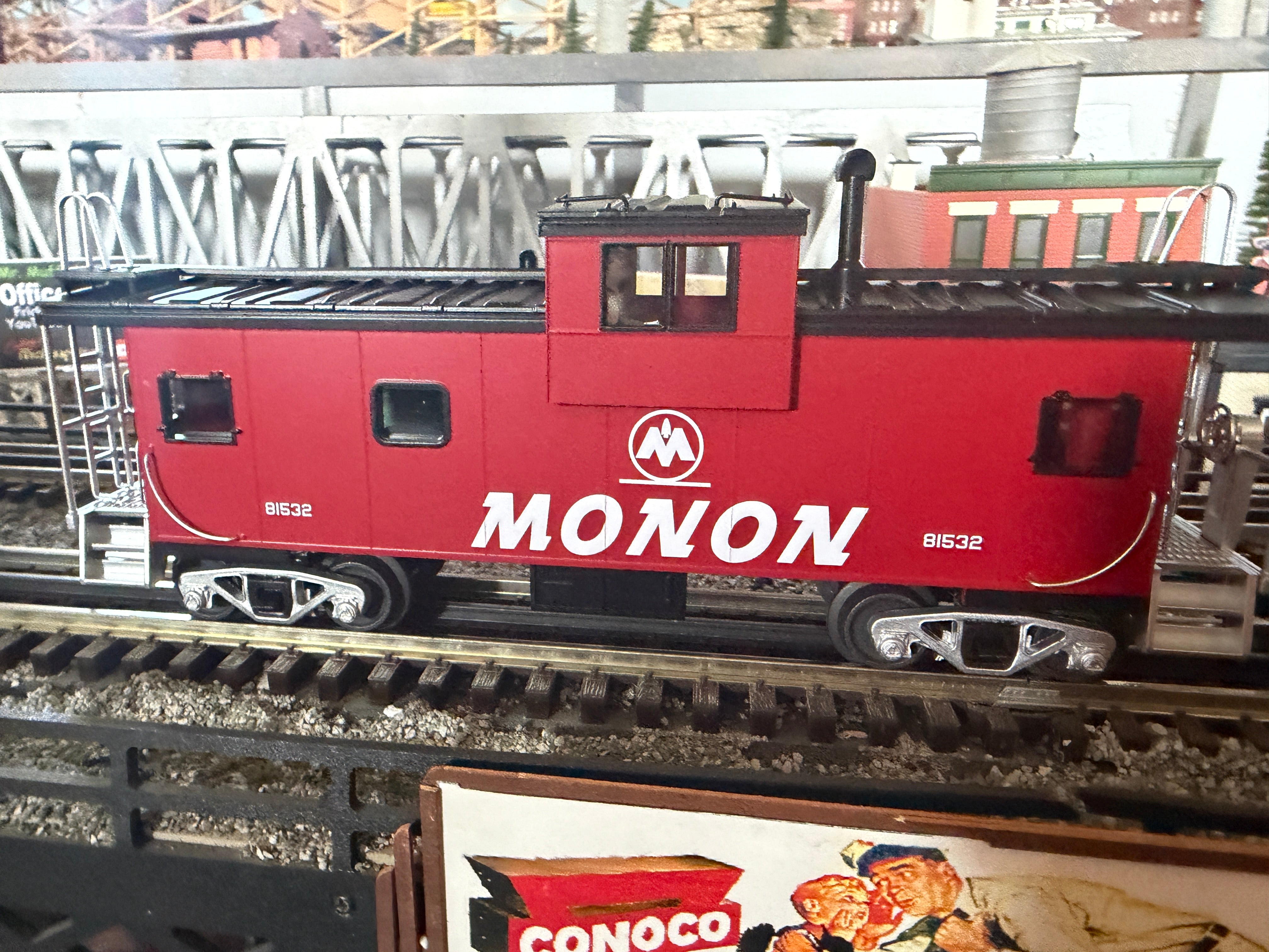 MTH 20-91838 - Premier - Extended Vision Caboose "Monon" #81532 - Custom Run for MrMuffin'sTrains
