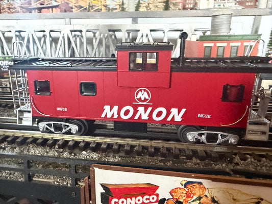 MTH 20-91838 - Premier - Extended Vision Caboose "Monon" #81532 - Custom Run for MrMuffin'sTrains