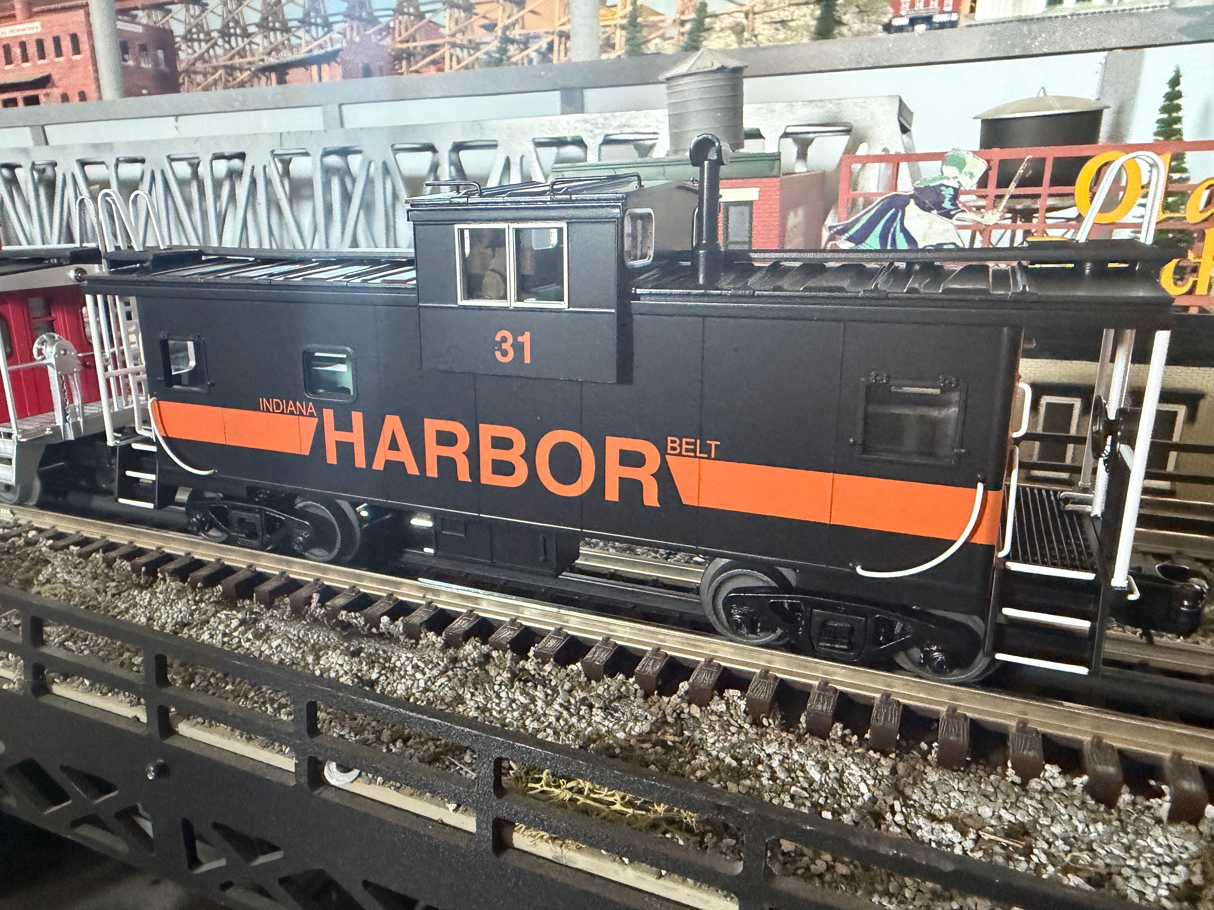 MTH 20-91840 - Premier - Extended Vision Caboose "Indiana Harbor Belt" #31 - Custom Run for MrMuffin'sTrains