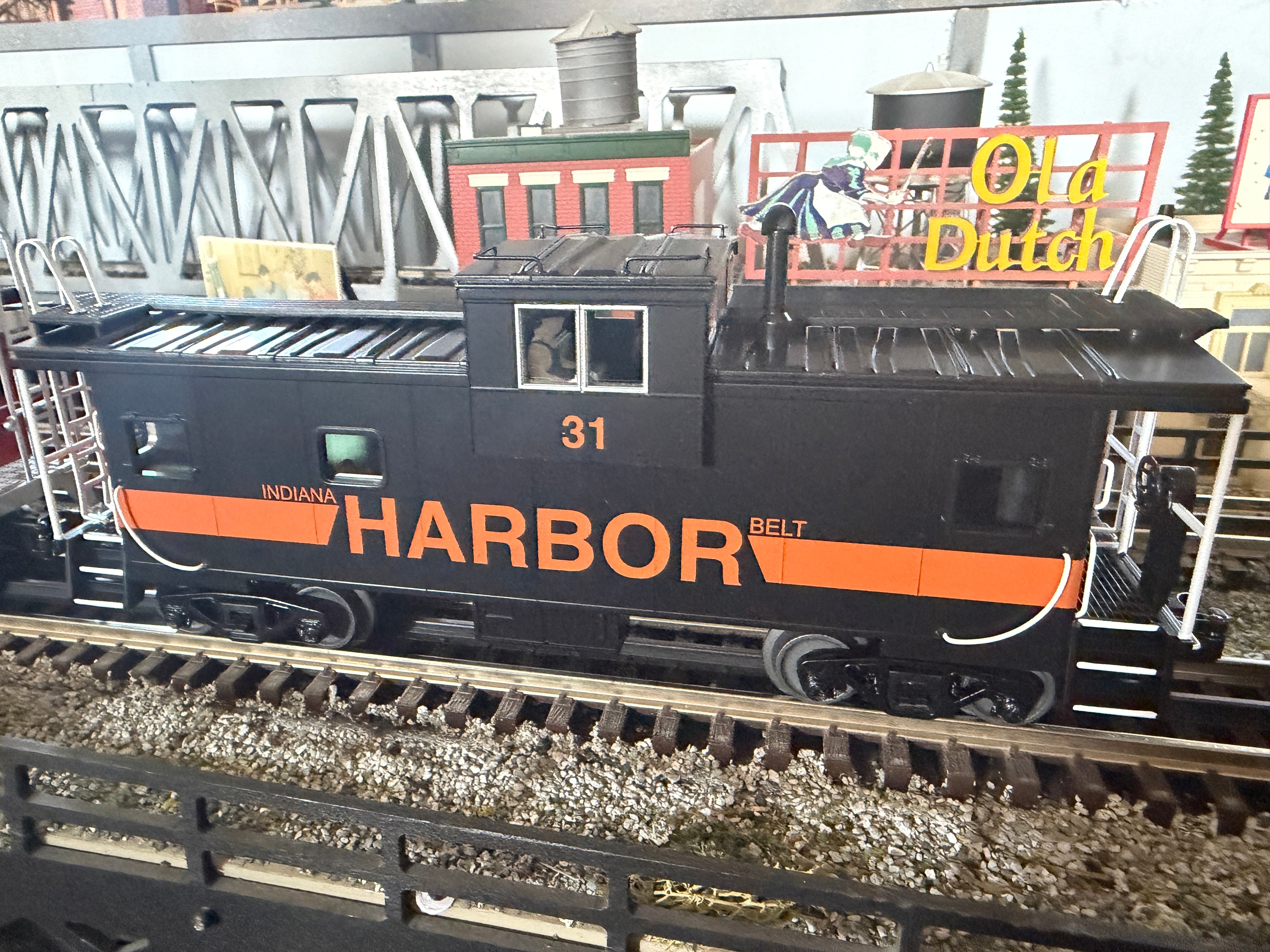 MTH 20-91840 - Premier - Extended Vision Caboose "Indiana Harbor Belt" #31 - Custom Run for MrMuffin'sTrains