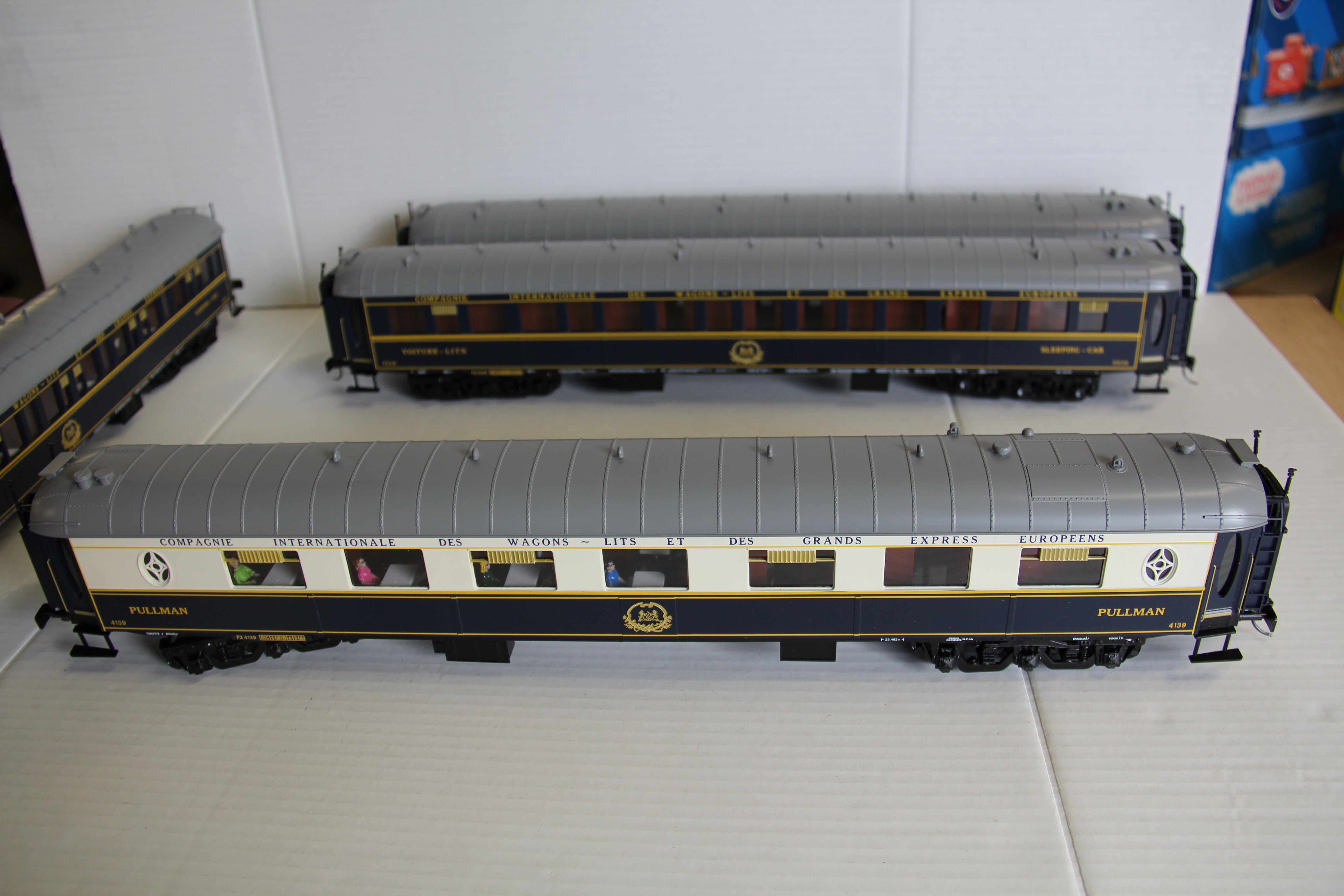 MTH 20-3344-1 "Orient Express" Chapelon 2-3-1E Pacific Steam Engine SNCF (Green Boiler) & MTH 20-60023 5 Car French SNCF Passenger Set (CONVERTED to 3Rail) with UPGRADED PS3-Second hand-M6827