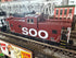 MTH 20-91842 - Premier - Extended Vision Caboose "SOO Line" #114 (Brown) - Custom Run for MrMuffin'sTrains
