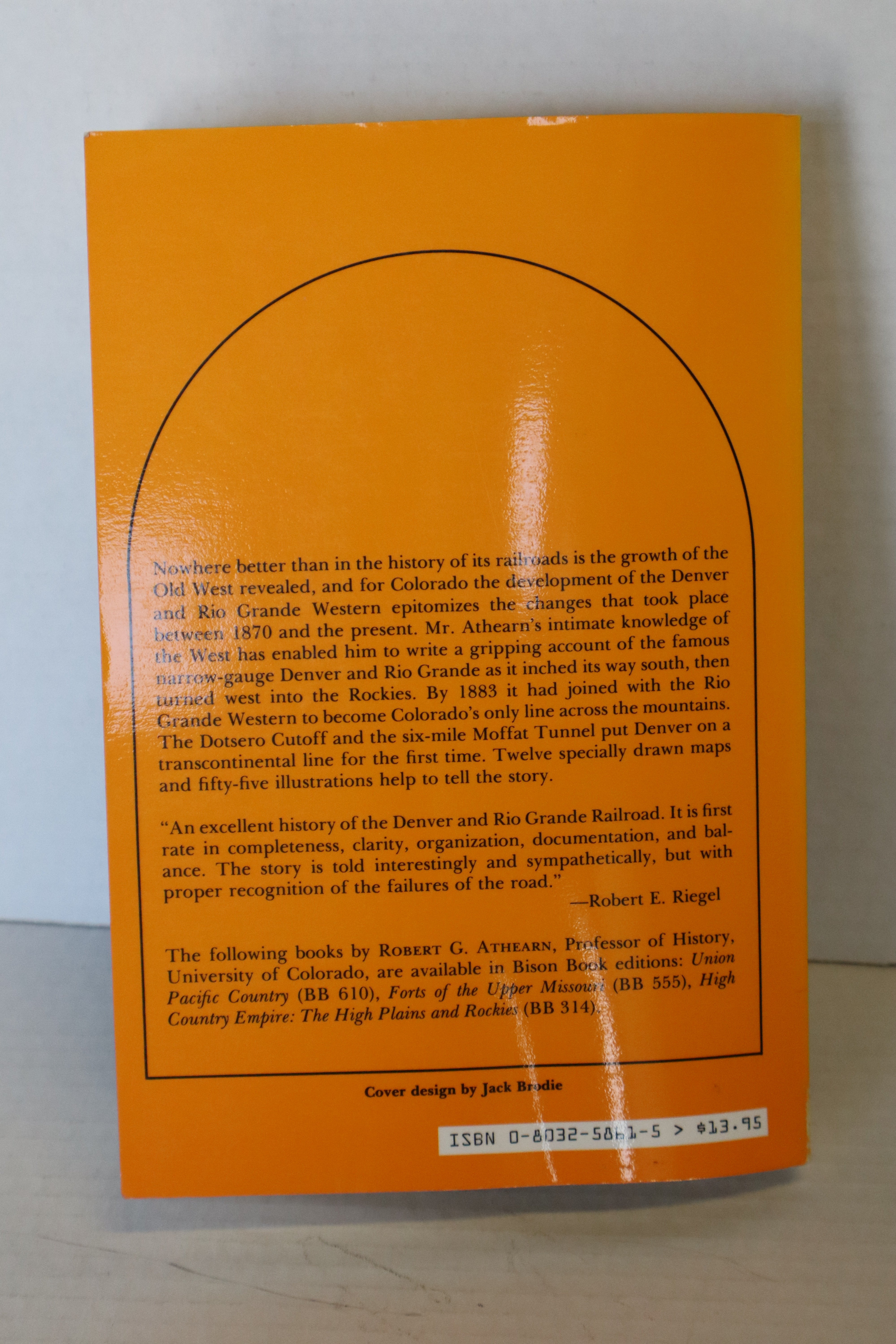 The Denver and Rio Grande Western Railroad by Robert Athearn-Second hand-M8181