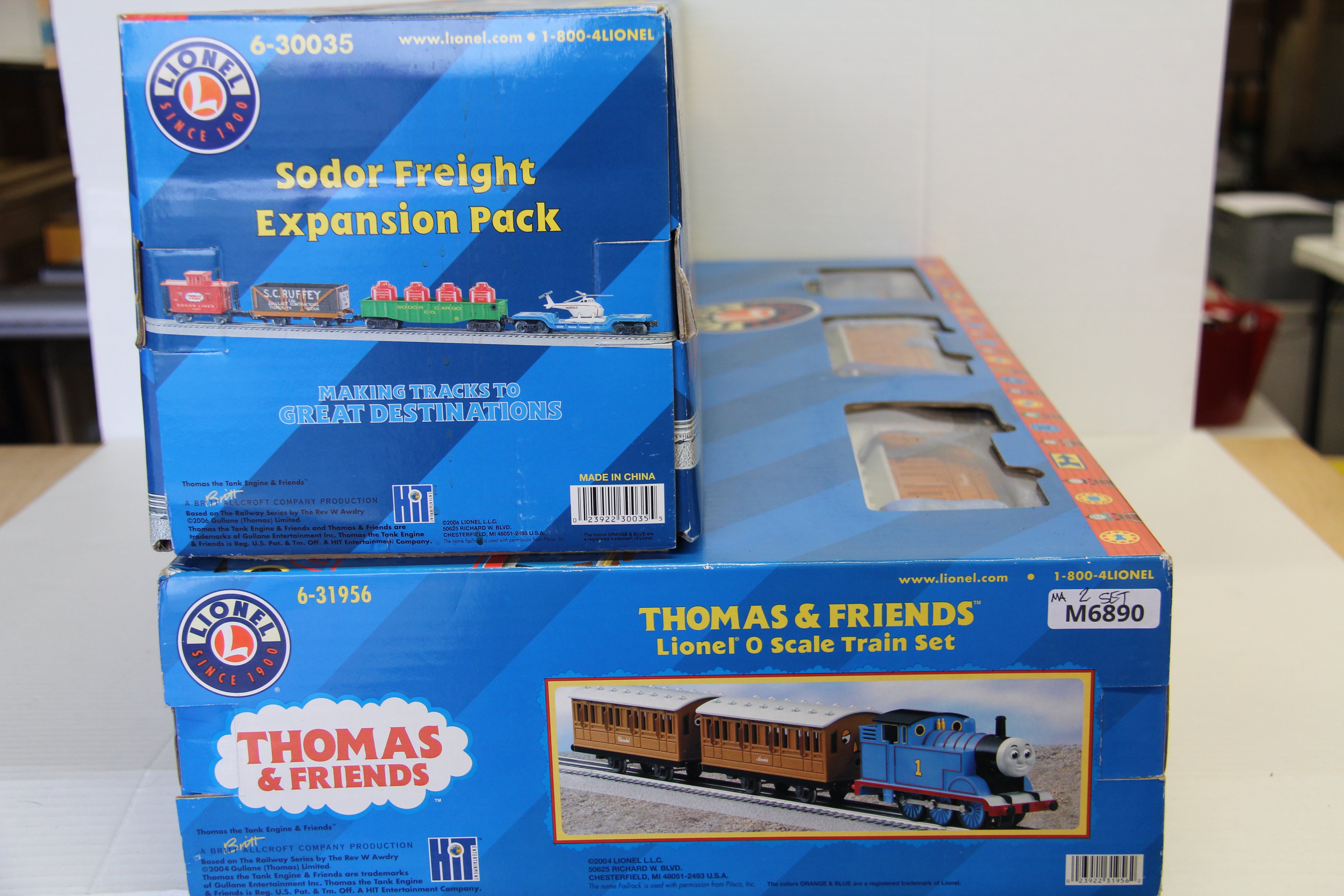 Lionel 6-31956 Thomas & Friends Train Set & 6-30035 Expansion Pack-Second hand-M6890