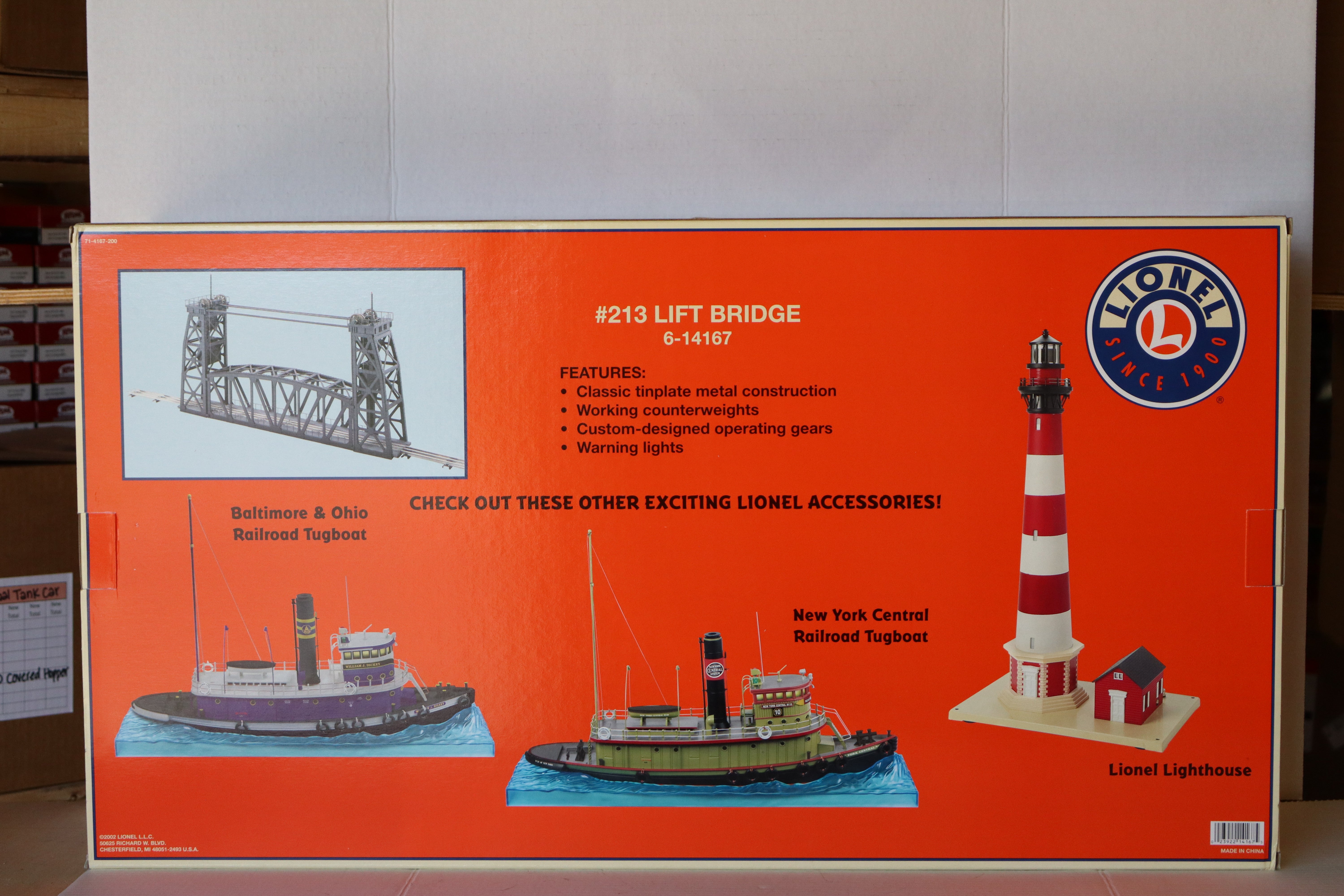 Lionel 6-14167 #213 Lift Bridge-Second hand-M8188