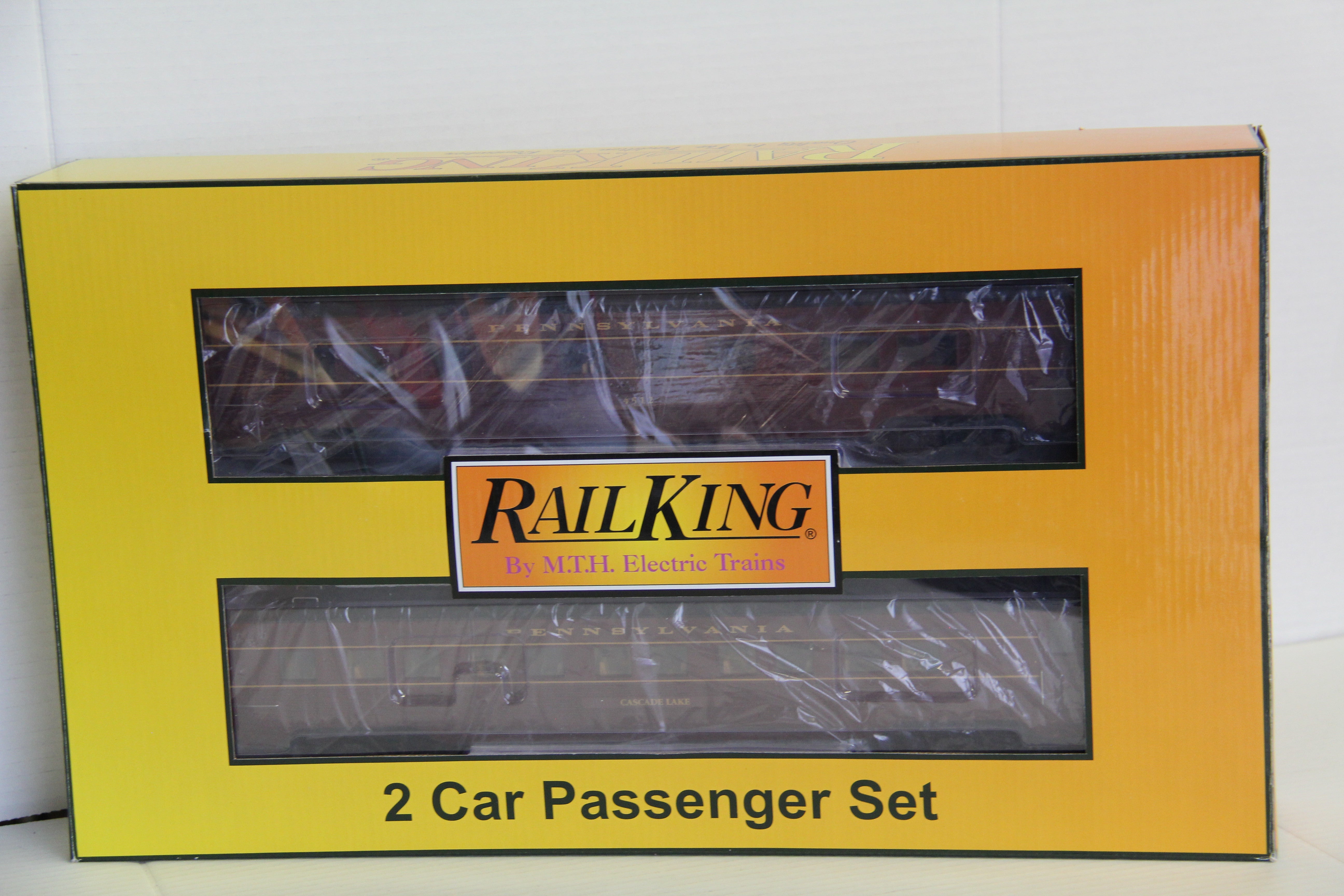 Rail King 30-6964 & 30-68149 Pennsylvania 60' Streamlined Passenger 6 Set-Second hand-M6897