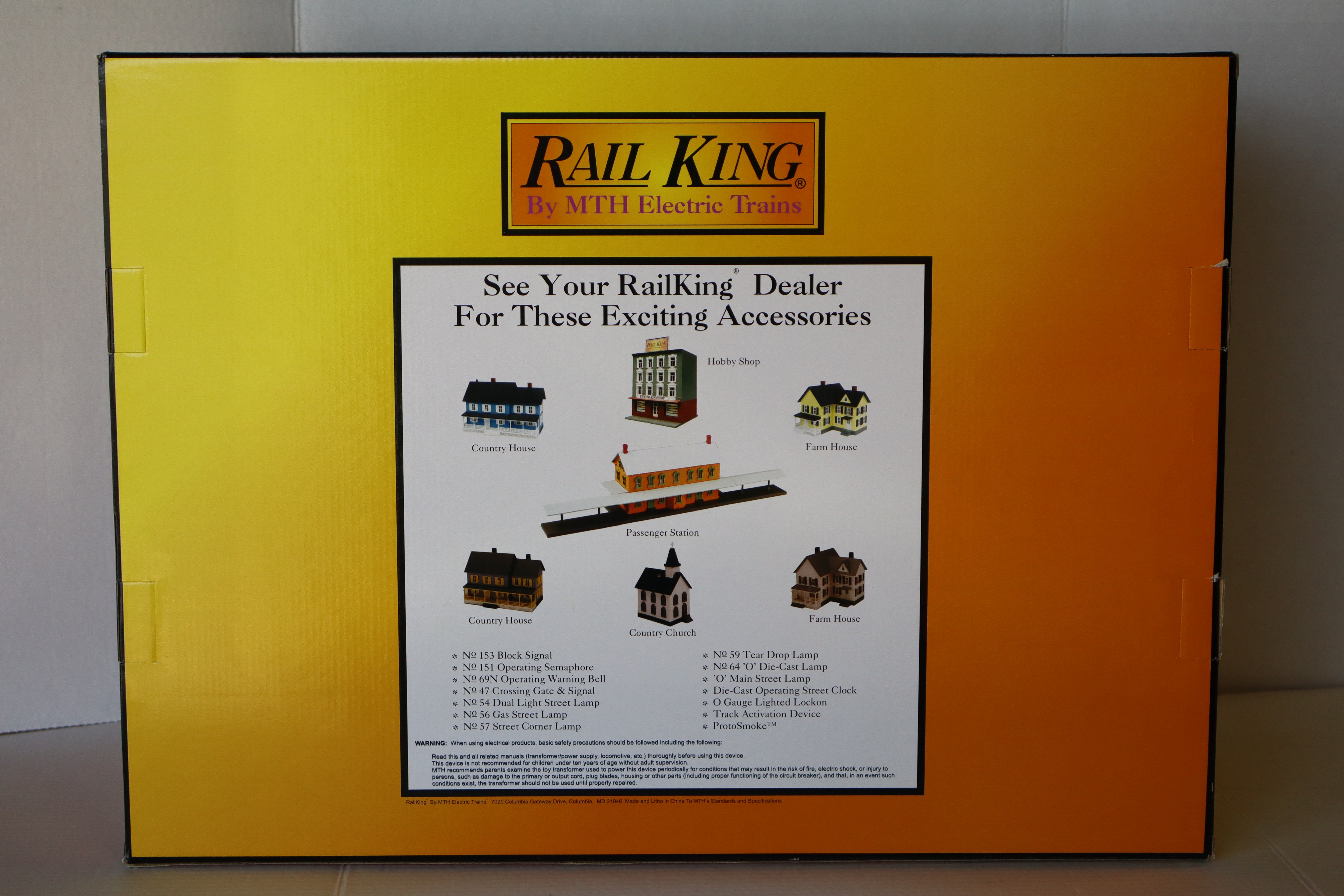 Rail King 30-9005 Passenger Station w/ Dual Platform -Second hand-M8189