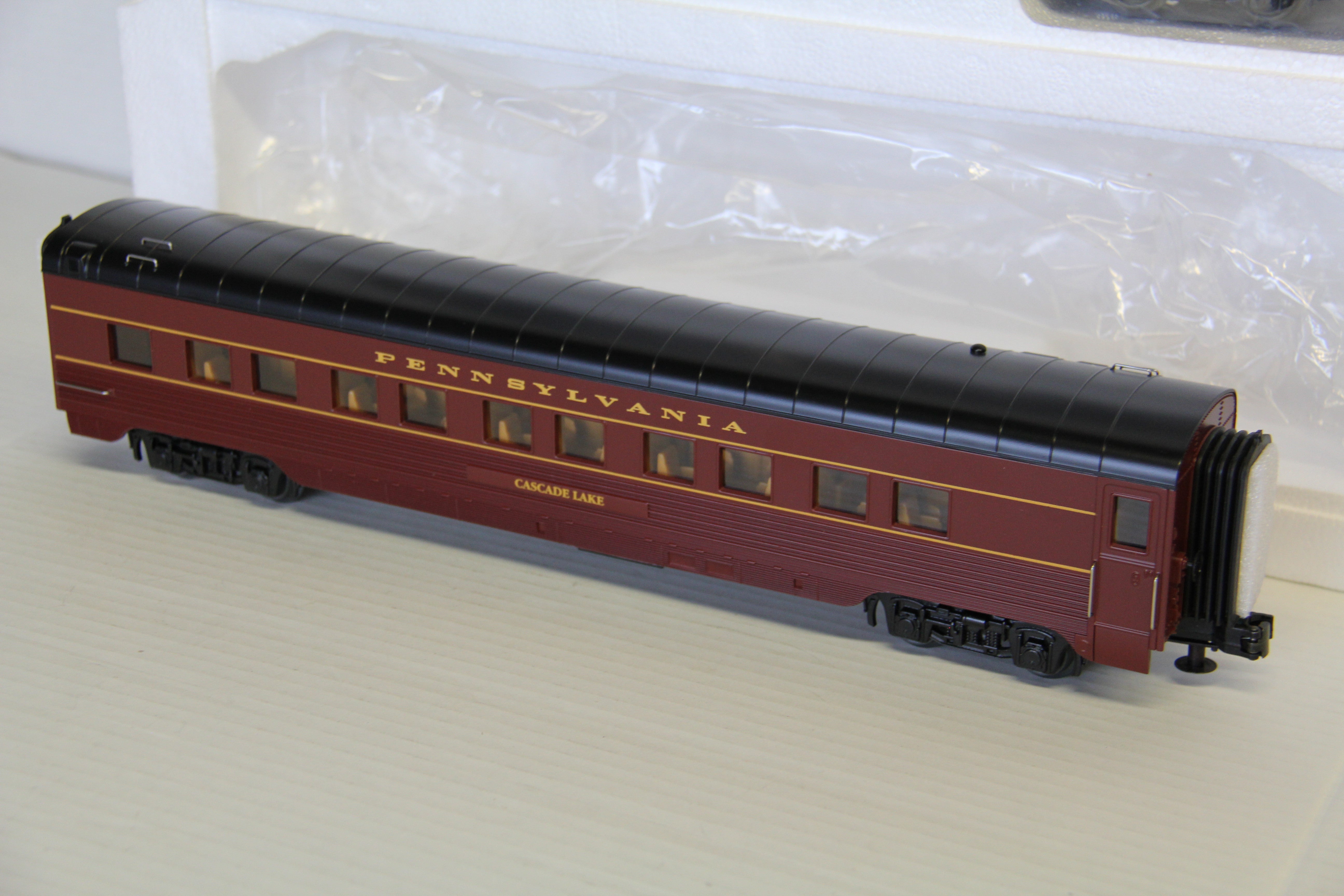 Rail King 30-6964 & 30-68149 Pennsylvania 60' Streamlined Passenger 6 Set-Second hand-M6897