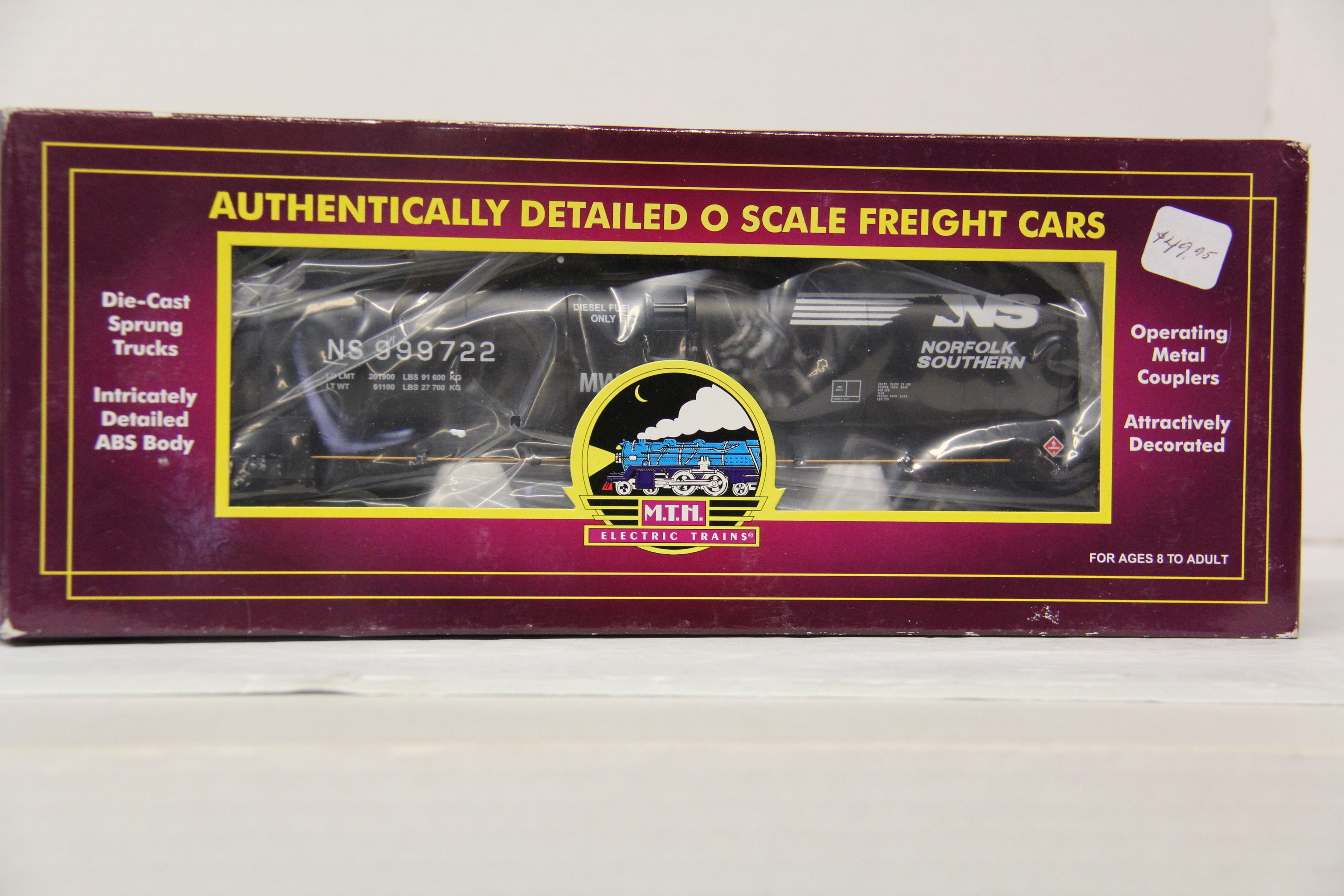 MTH 20-96160 Norfolk Southern #999722 Tank Car-Second hand-M5445