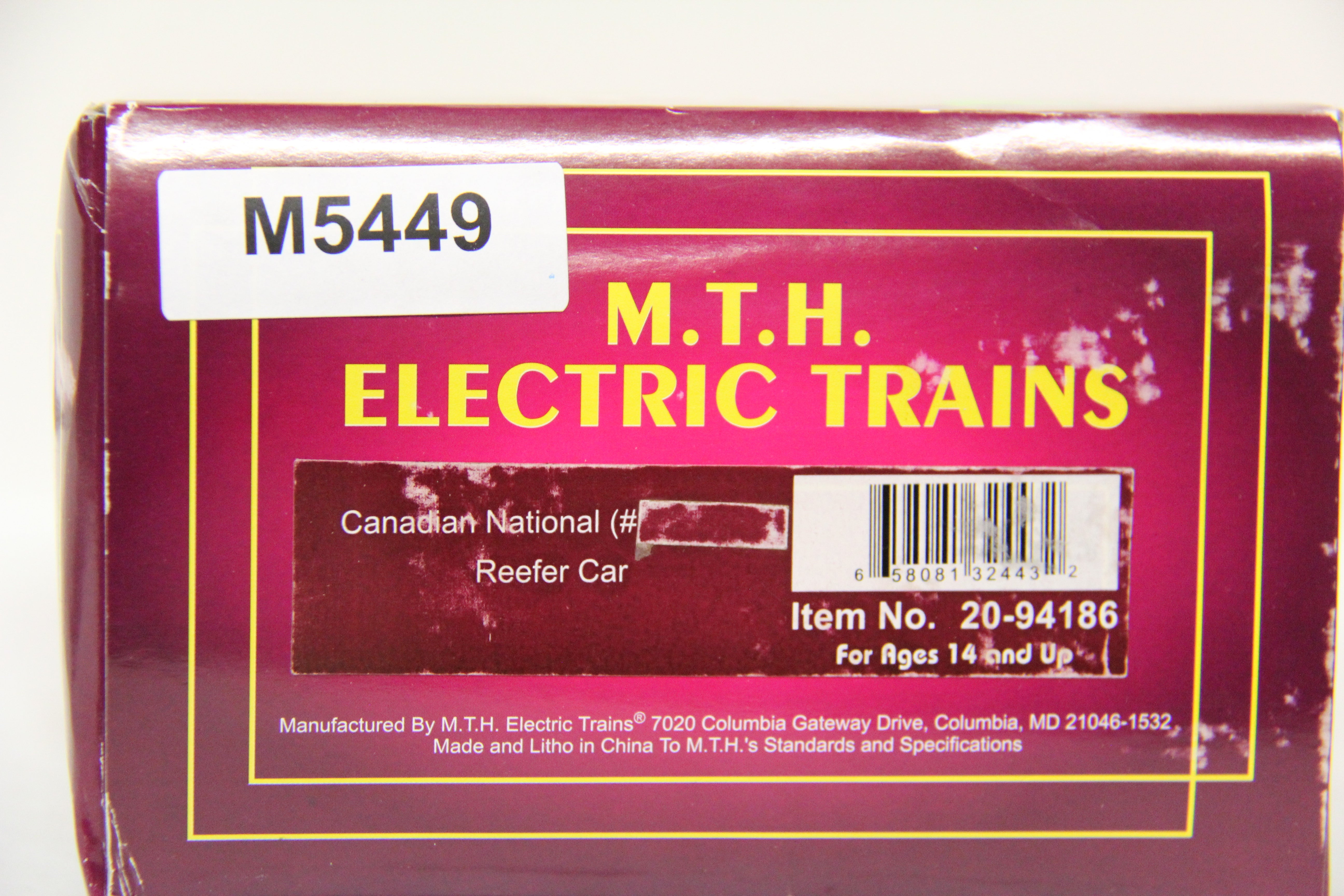 MTH 20-94186 Canadian Pacific #283032 Reefer Car-Second hand-M5449