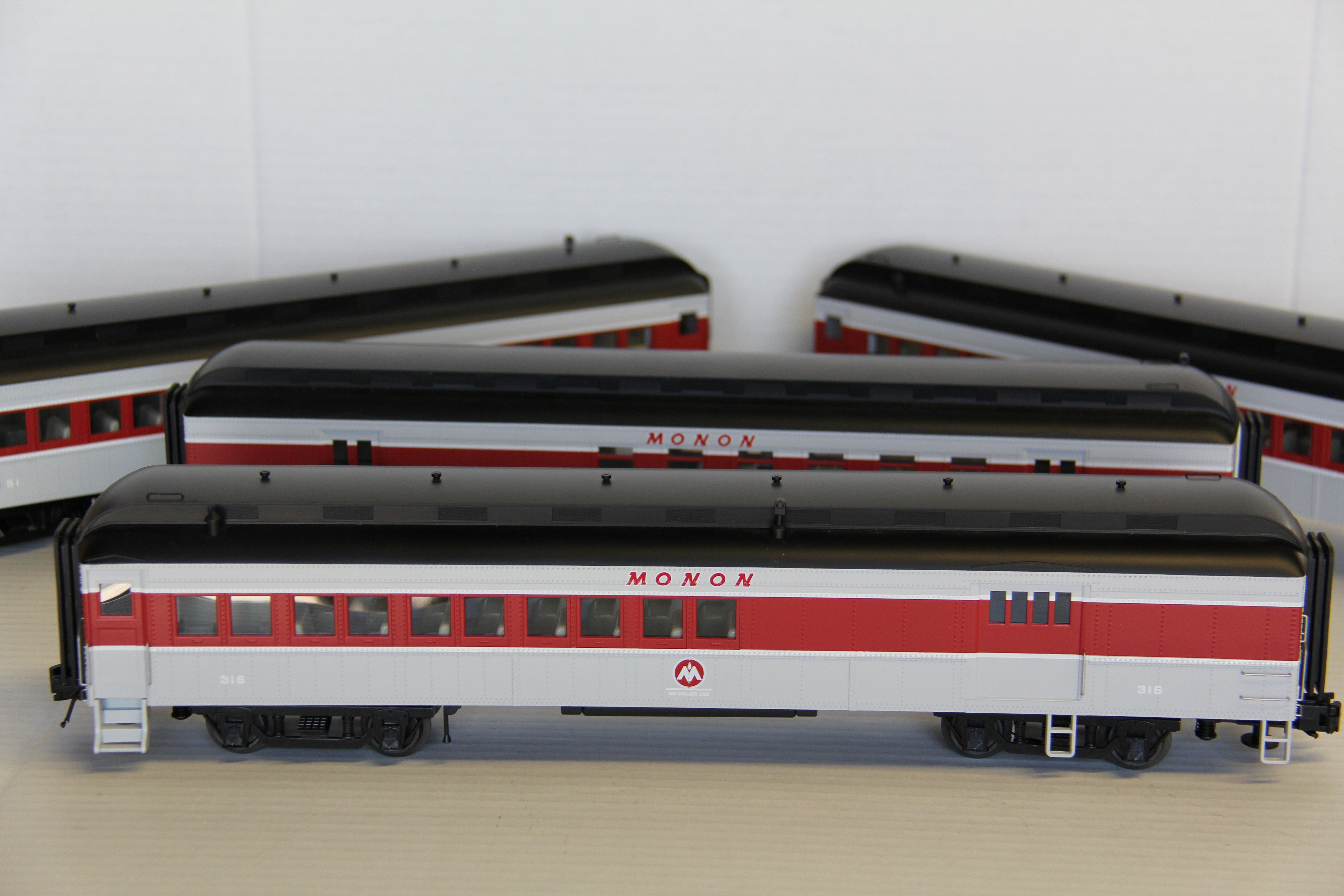 Atlas Monon 60' Passenger 4 Set-Second hand-M6892