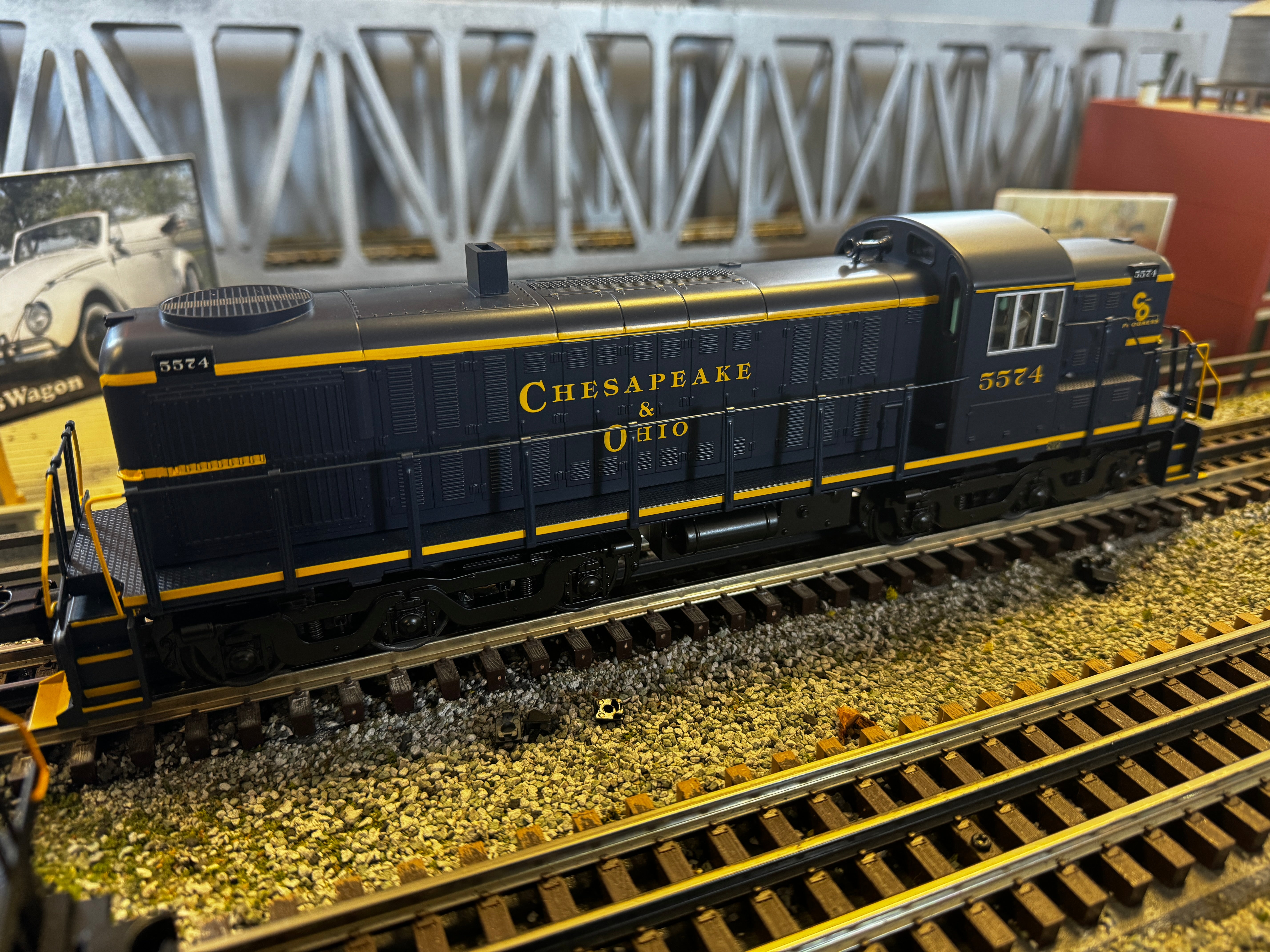 MTH 30-21170-1 - RSD-5 Diesel Engine "Chesapeake & Ohio" #5574 w/ PS3