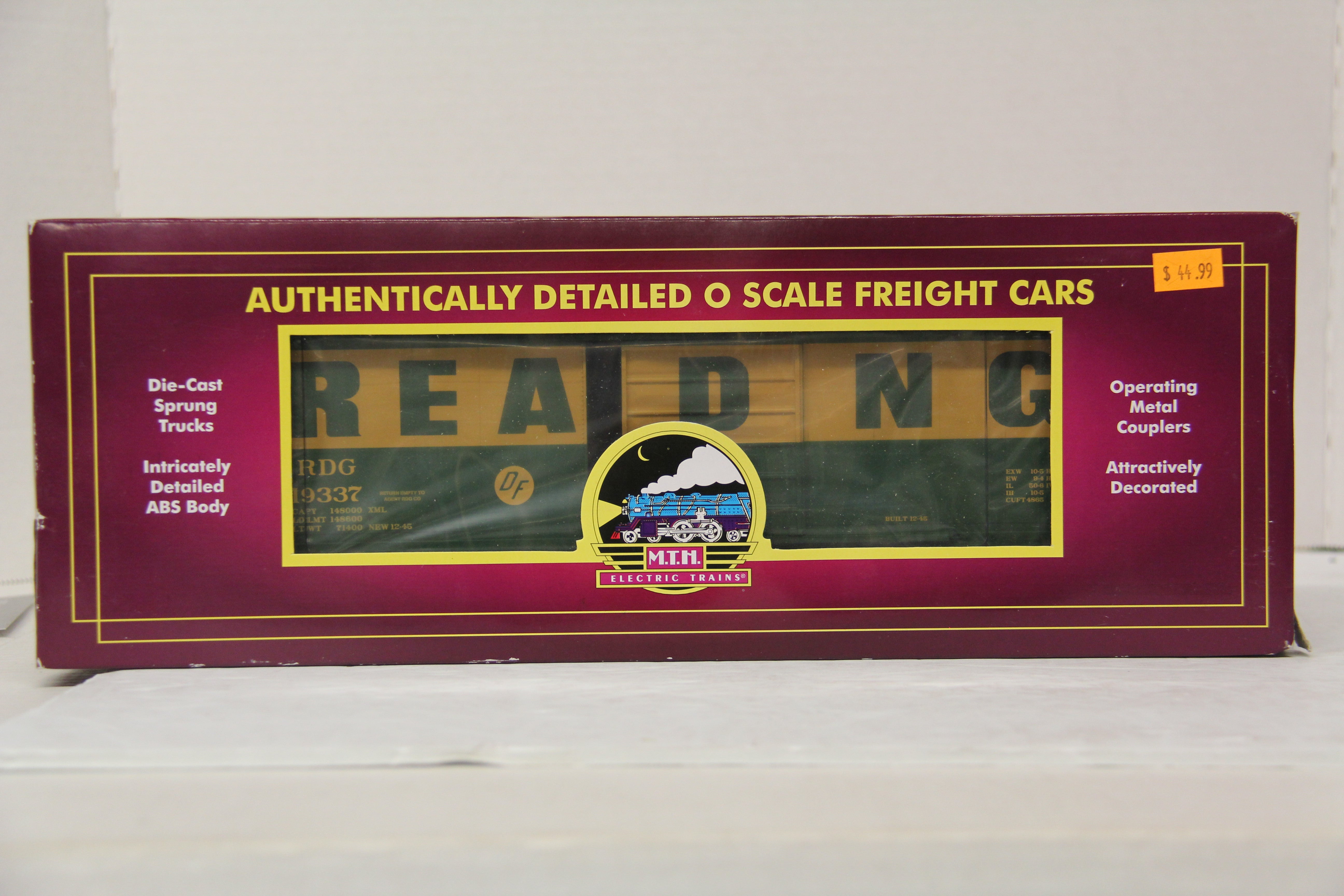 MTH 20-90716C Reading 50' Ps-1 Box Car w/ Pullman Standard Door-Second hand-M5464