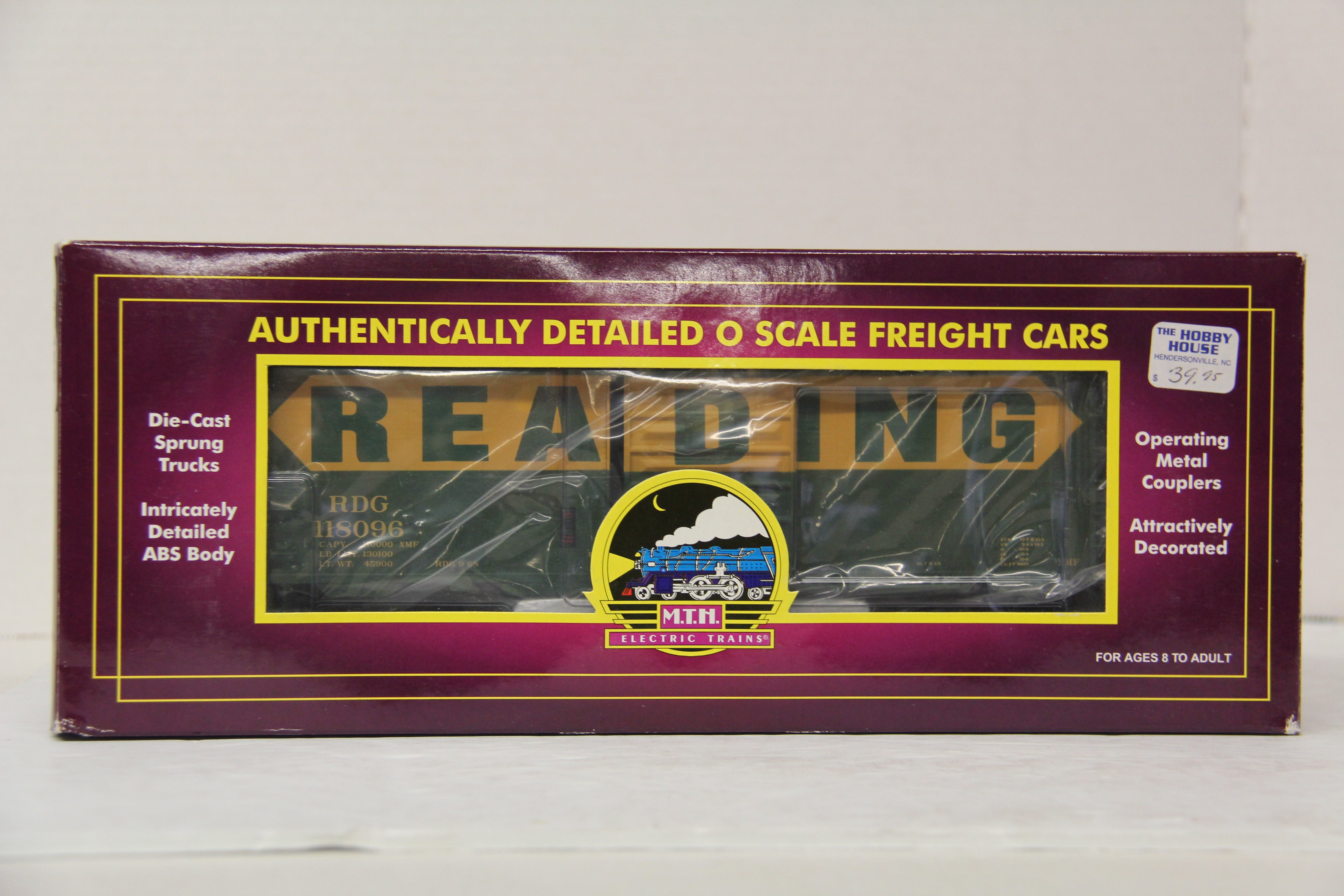 MTH 20-93251 Reading 40' Box Car-Second hand-M5465