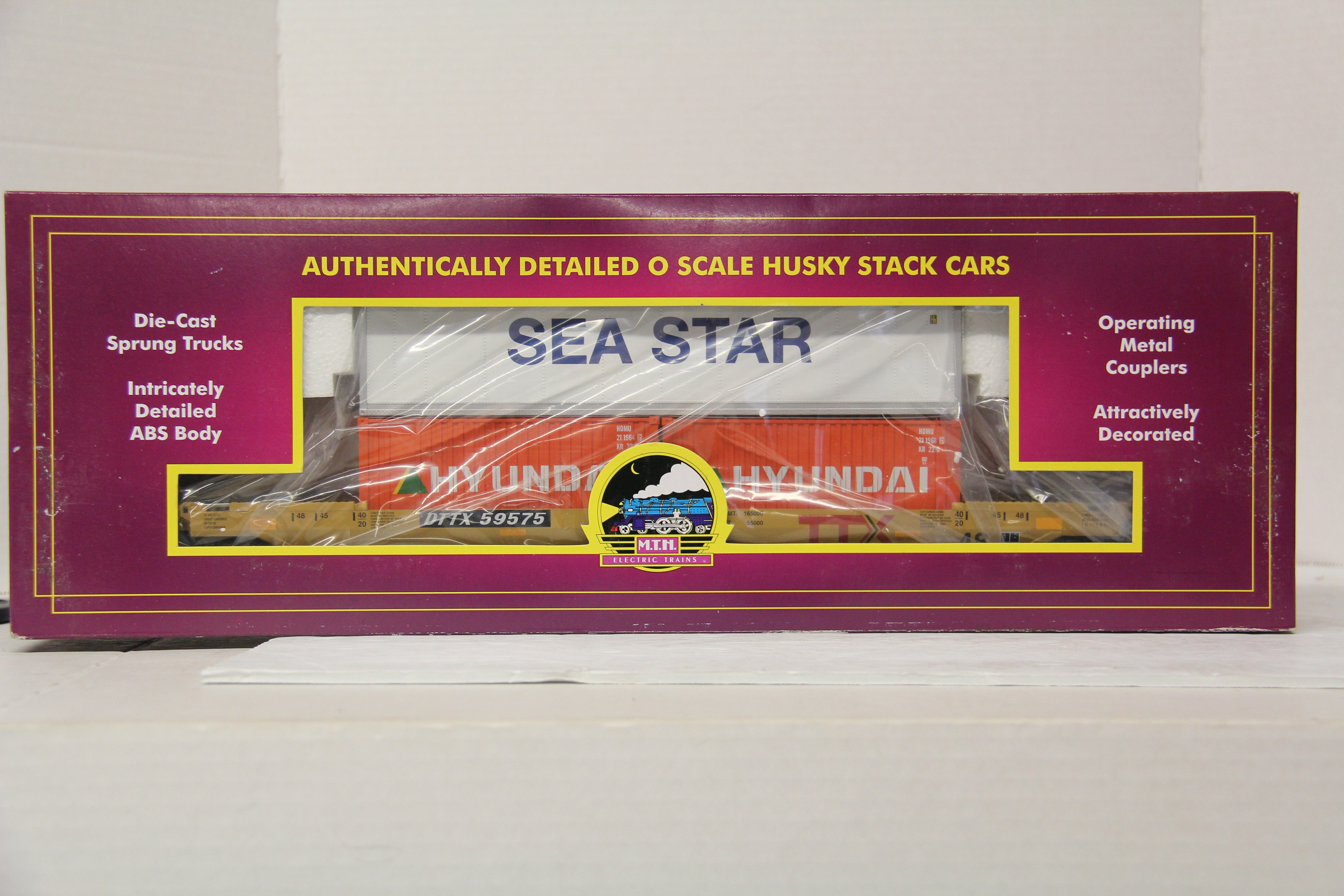 MTH 20-95282 TTX (SeaStar) #59575 Husky Stack Car-Second hand-M5475