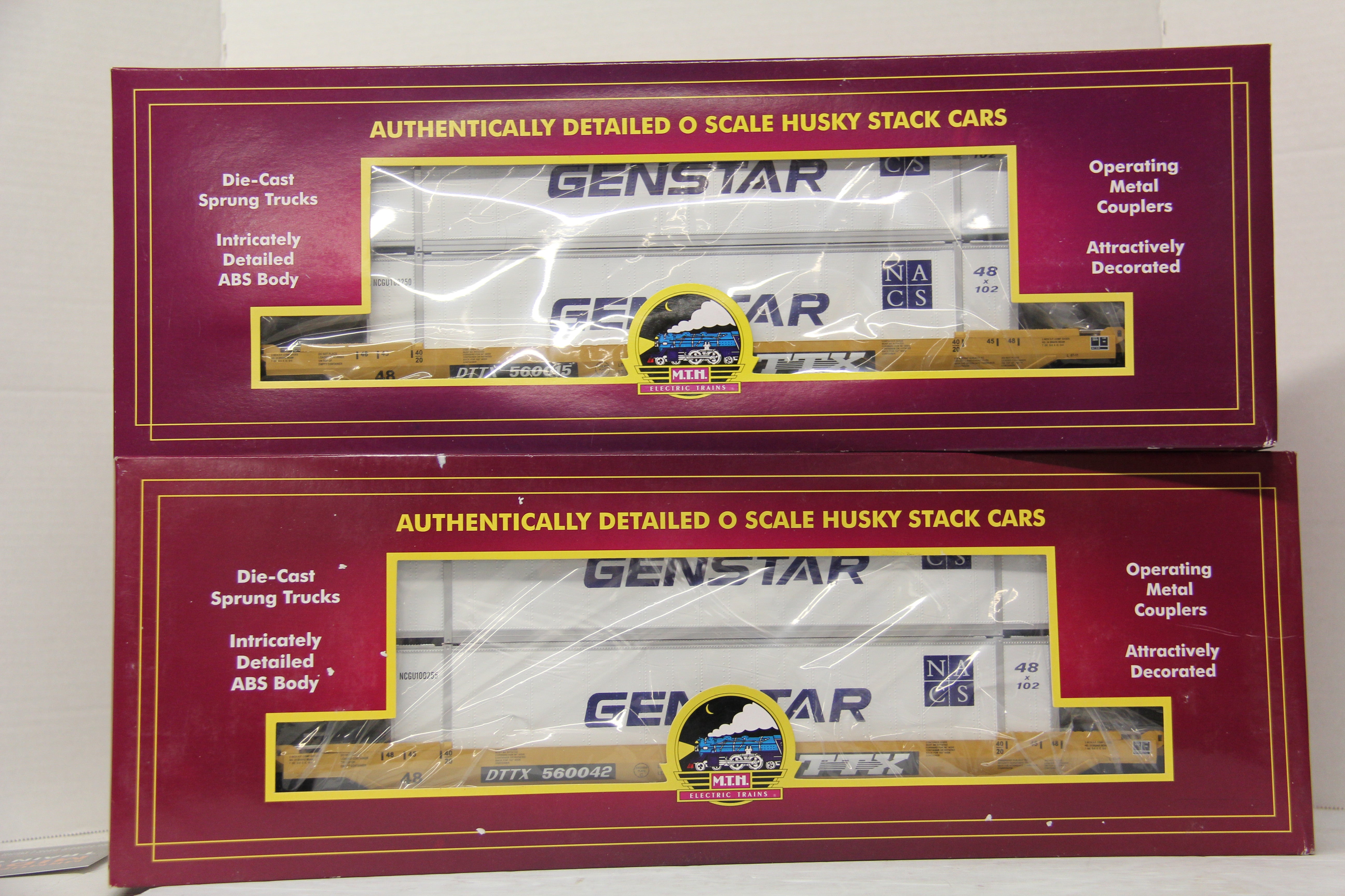 MTH 20-95173 TTX  Husky Stack Car-2 Car Set-Second hand-M5477