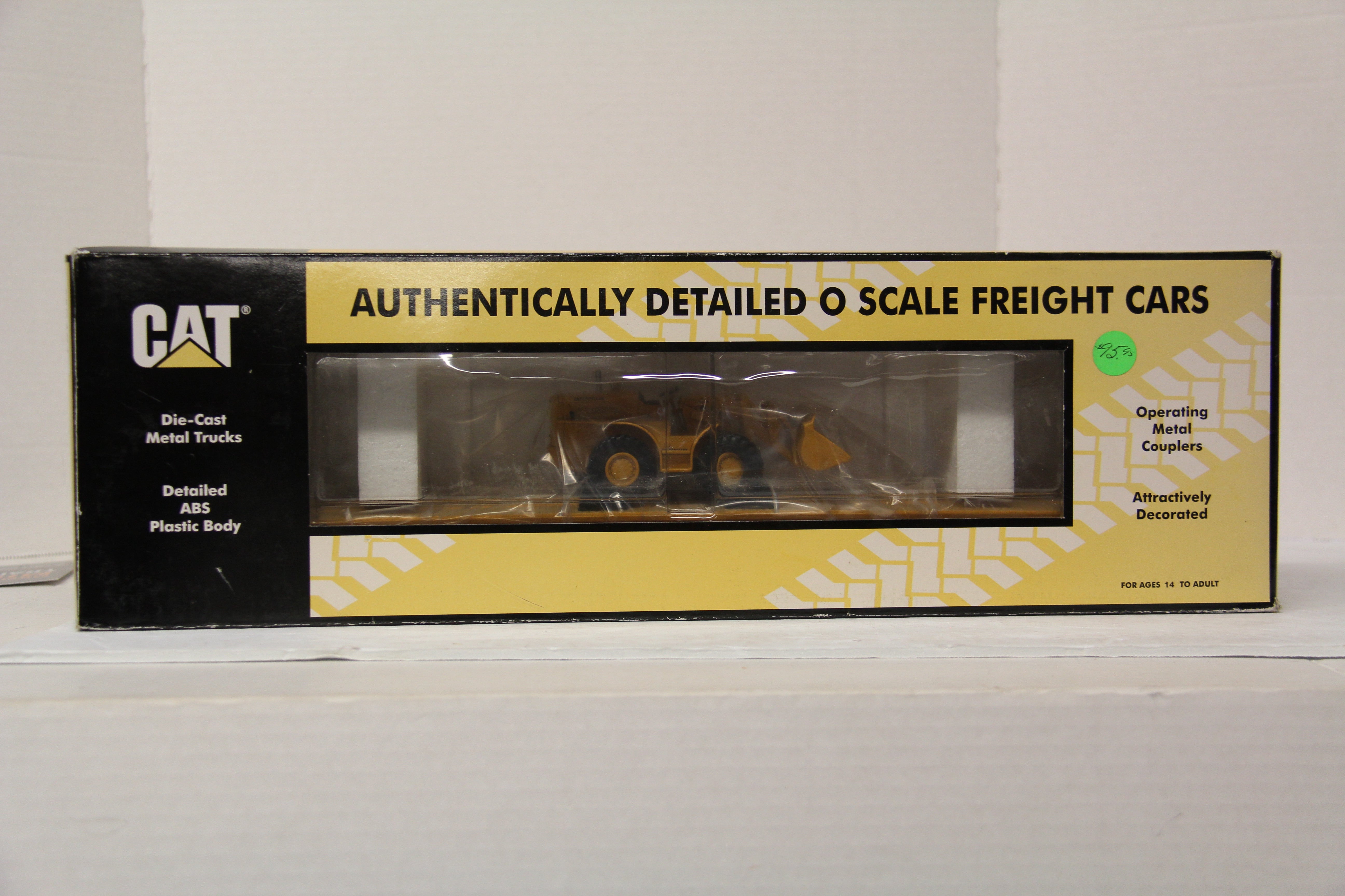 MTH 20-98796 Caterpillar #140824 Flat Car w/ 966A Traxcavator -Second hand-M5481