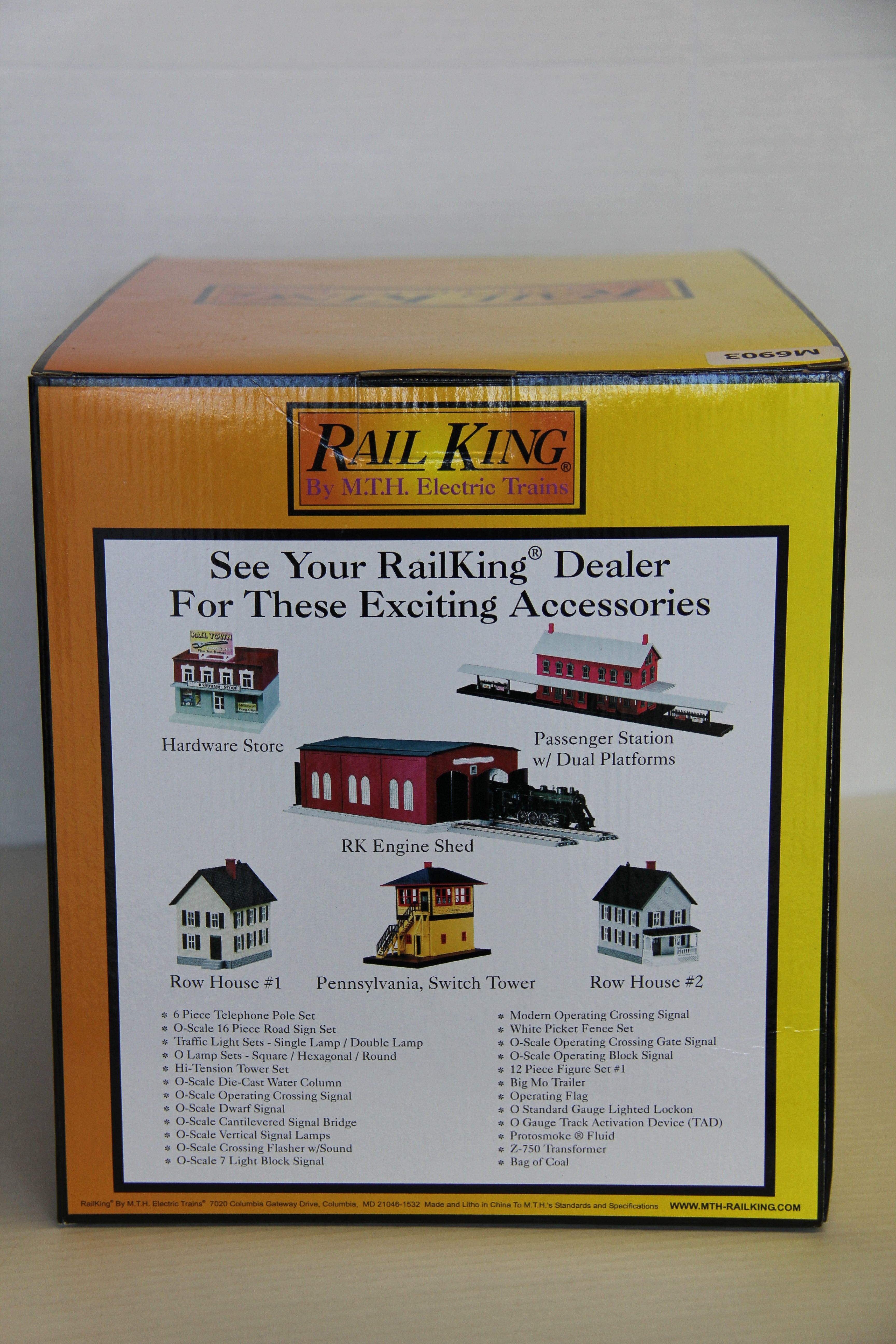 Rail King 30-9096 CJ's Textiles 2 Story City Factory-Second hand-M6903