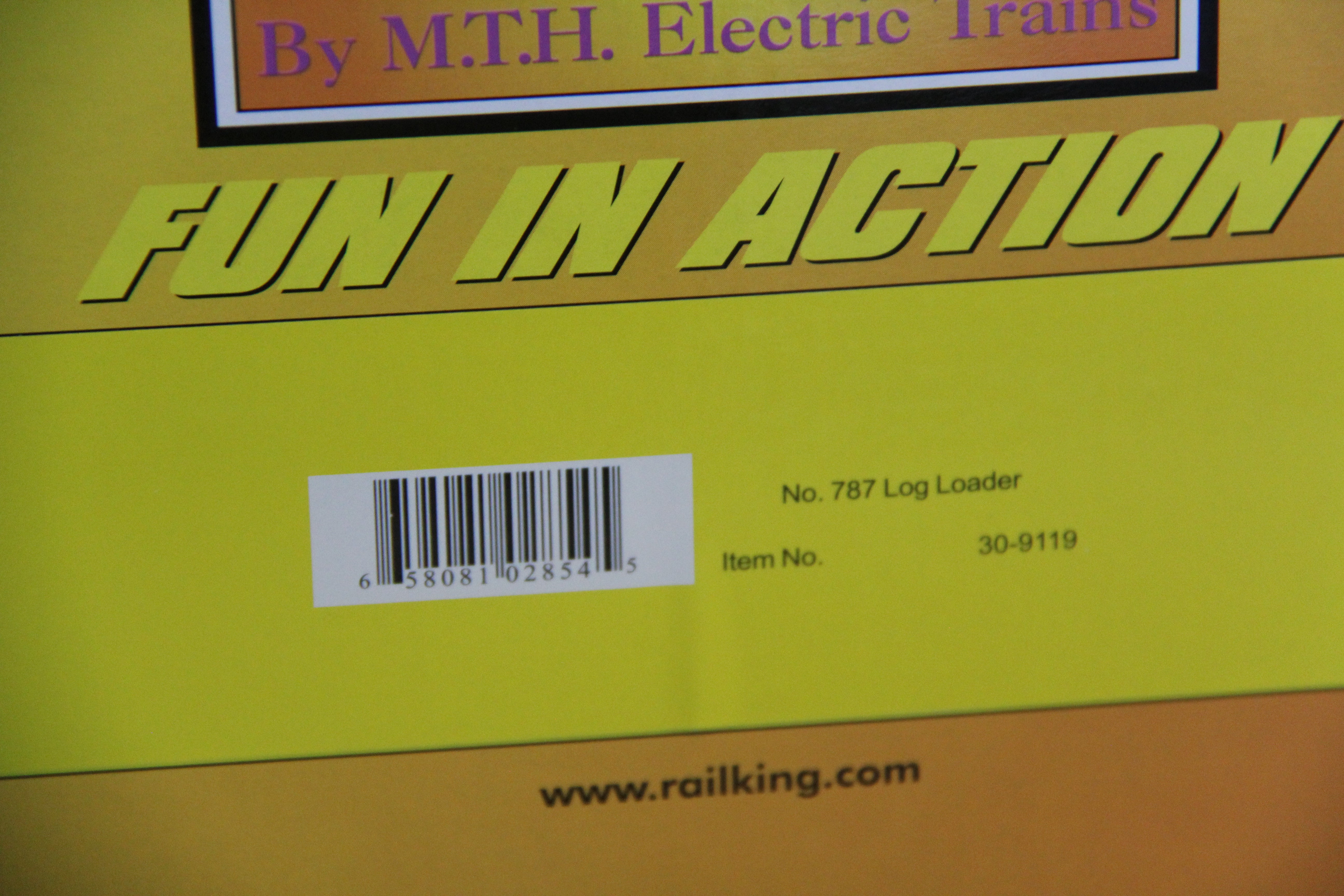 Rail King 30-9119 No 787 Log Loader-Second hand-M6904