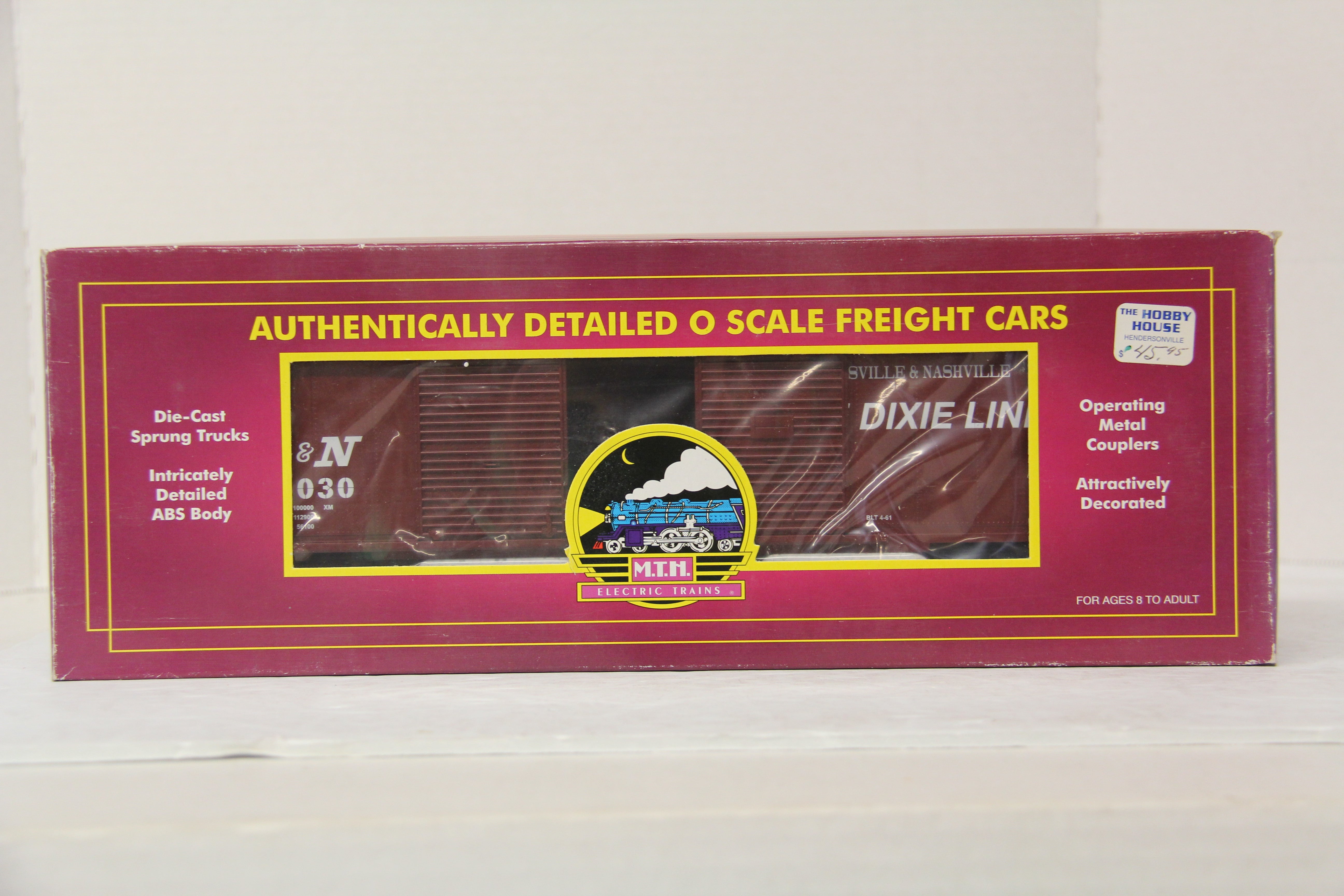 MTH 20-93013 Louisville & Nashville 50' Double Door Box Car-Second hand-M5490