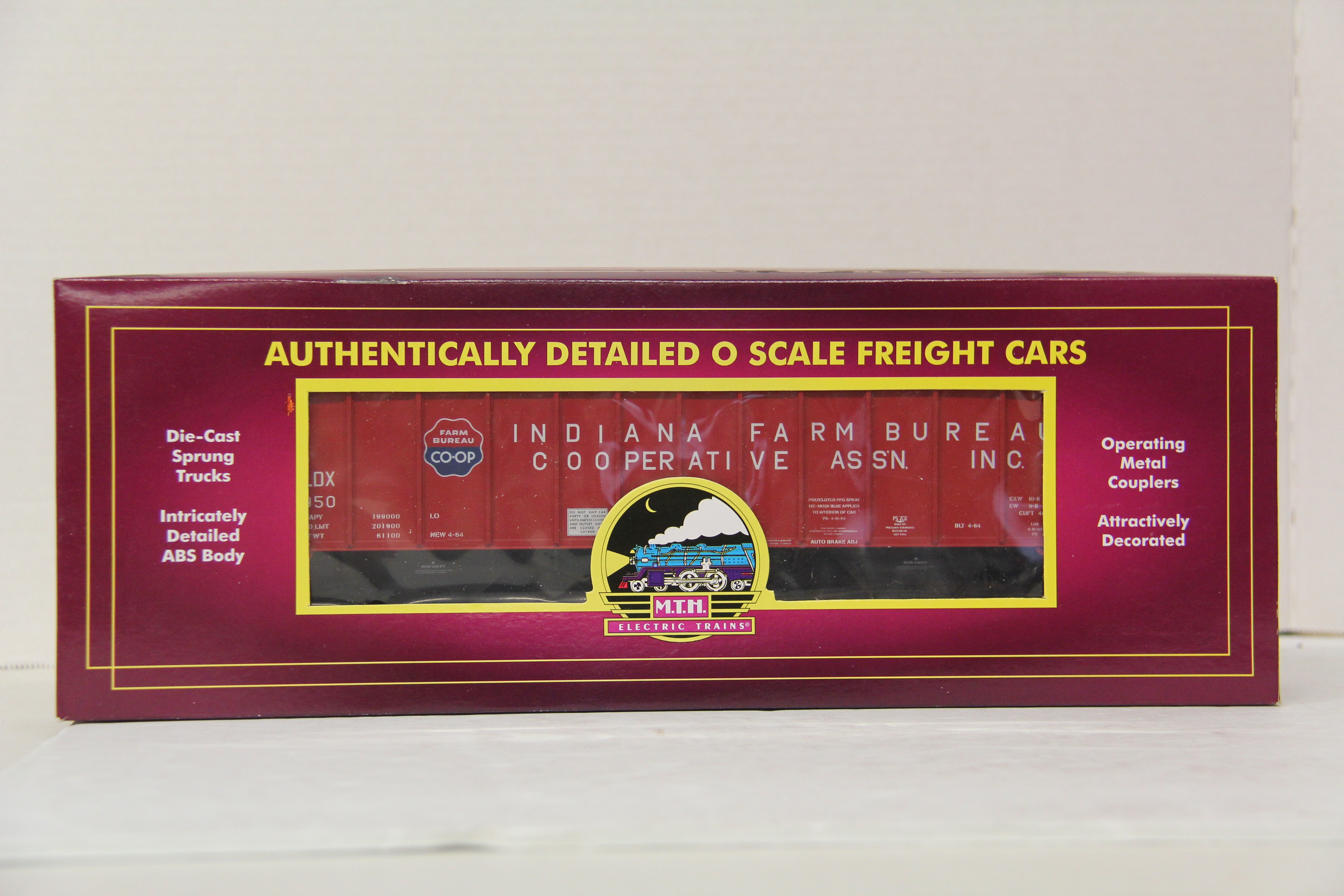 MTH 20-97365 Indiana Farm Bureau PS-2CD High-Sided Hopper Car-Second hand-M5492