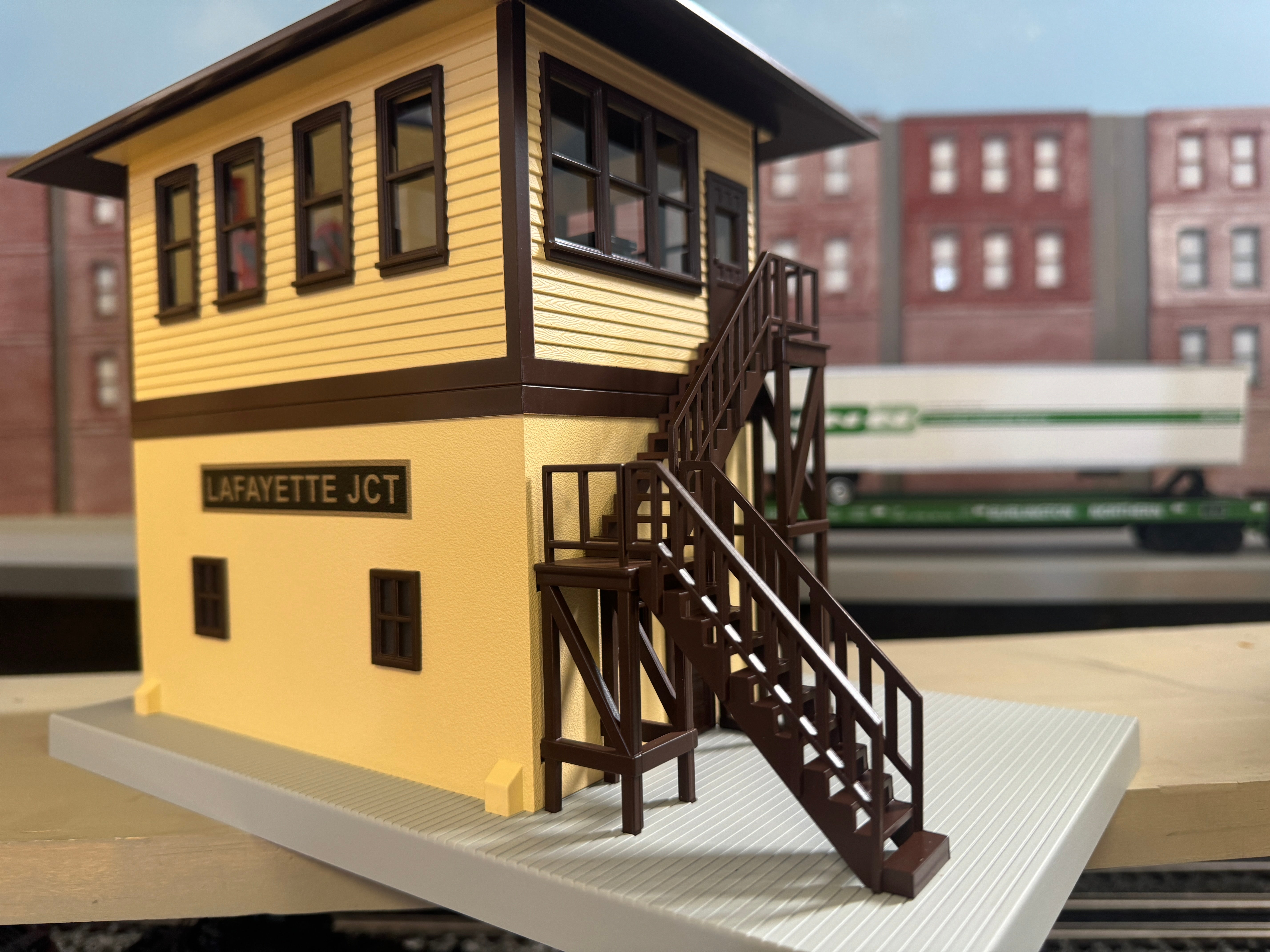 MTH 30-90679 - Switch Tower "Lafayette Junction" (on the Monon) - Custom Run for MrMuffin'sTrains