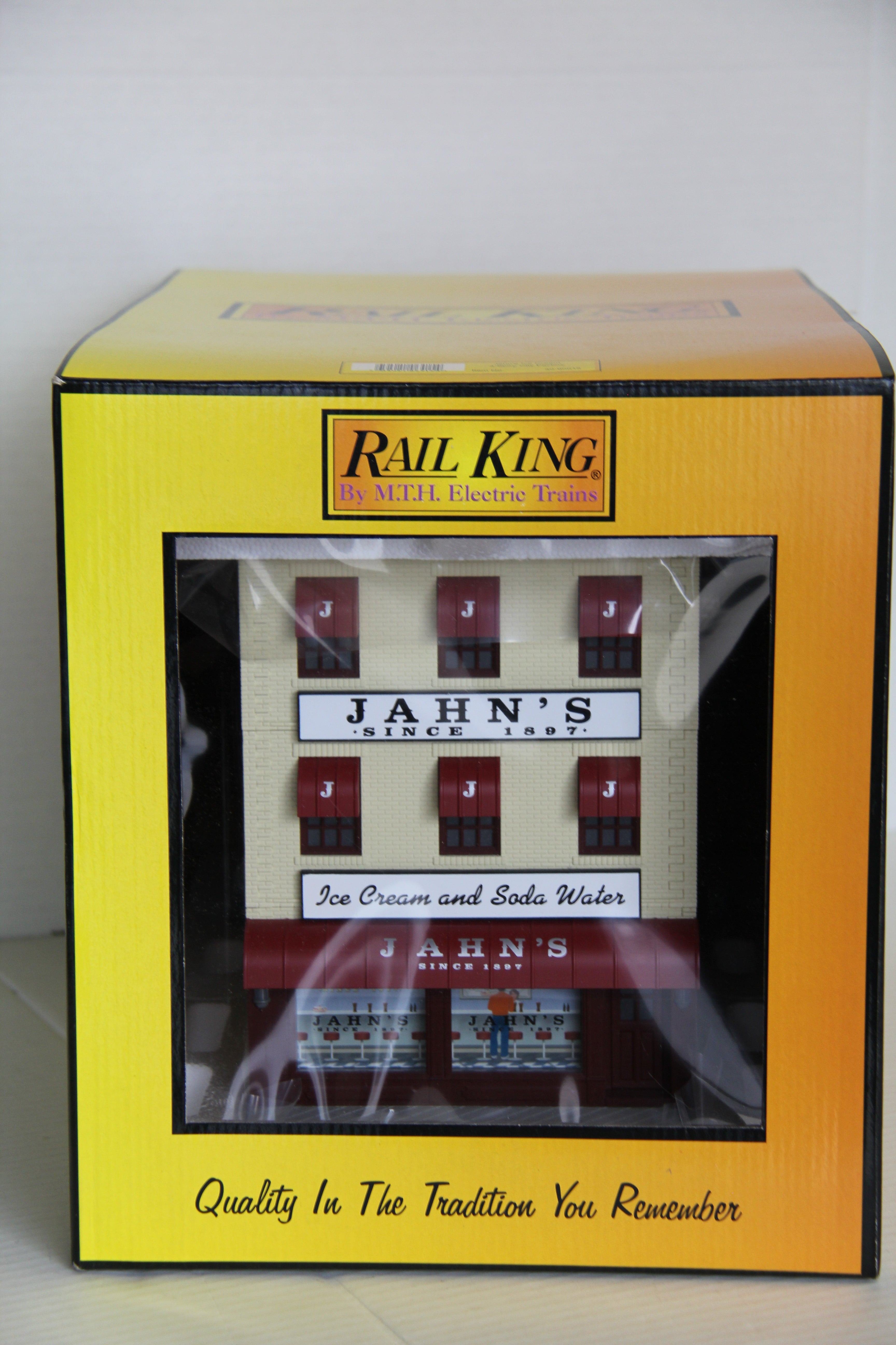 Rail King 30-90048 Jahn's Ice Cream 3-Story City Factory-Second hand-M6909
