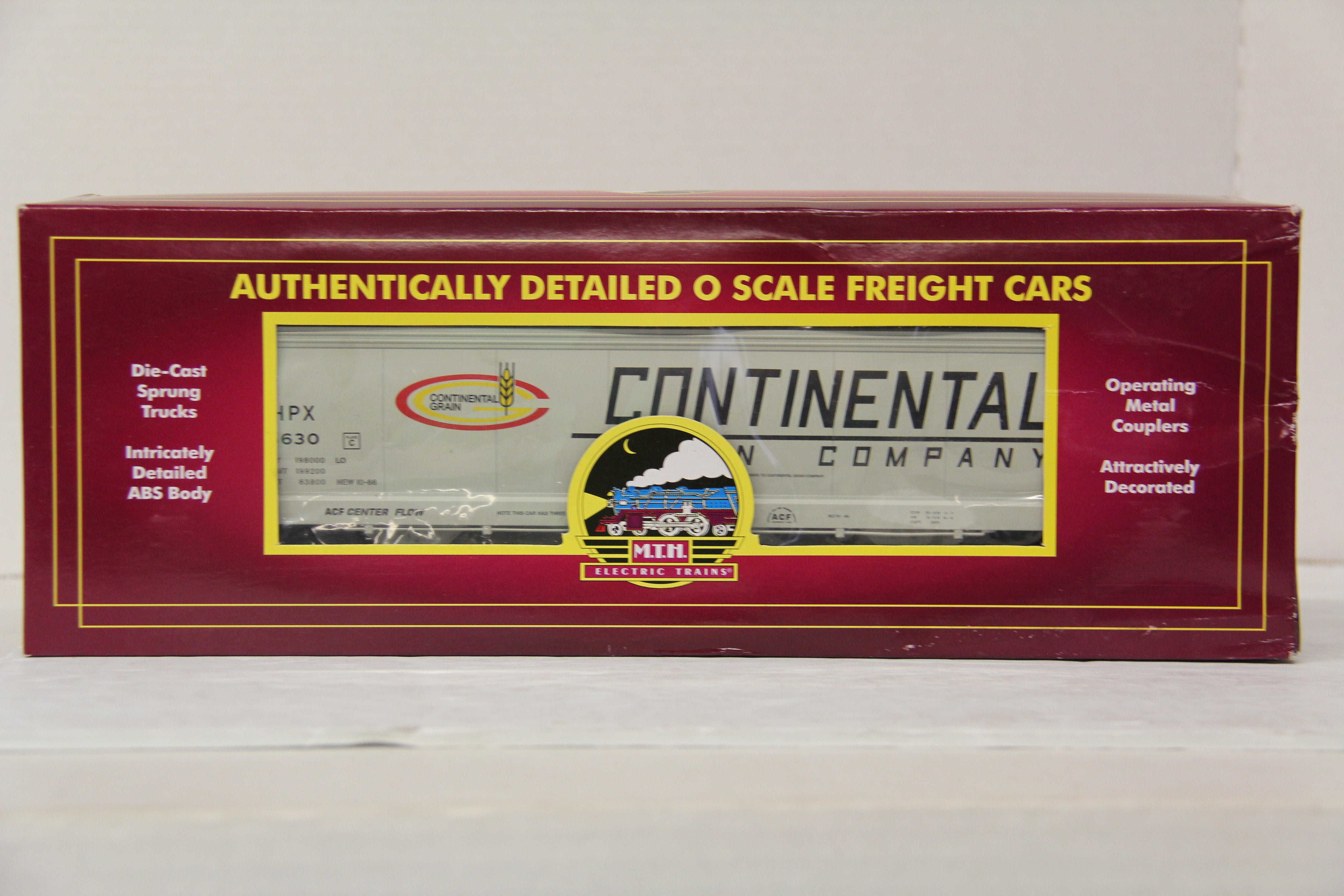 MTH 20-97882 Continental Grain Company (MTHRRC-2018) 3 Bay Centerflow Hopper-Second hand-M5510