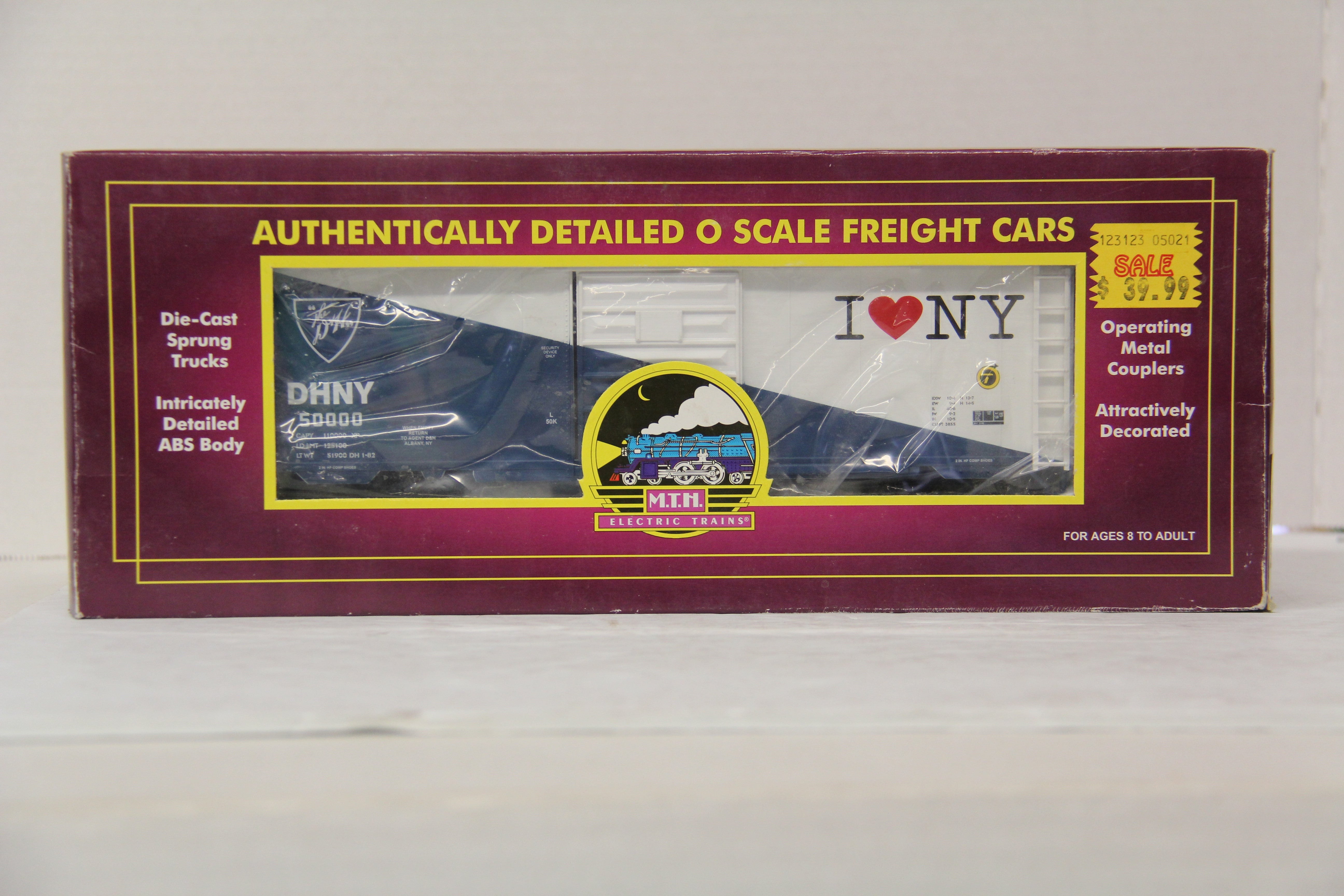 MTH 20-93045 Delaware & Hudson 40' Single Door Box Car-Second hand-M5518