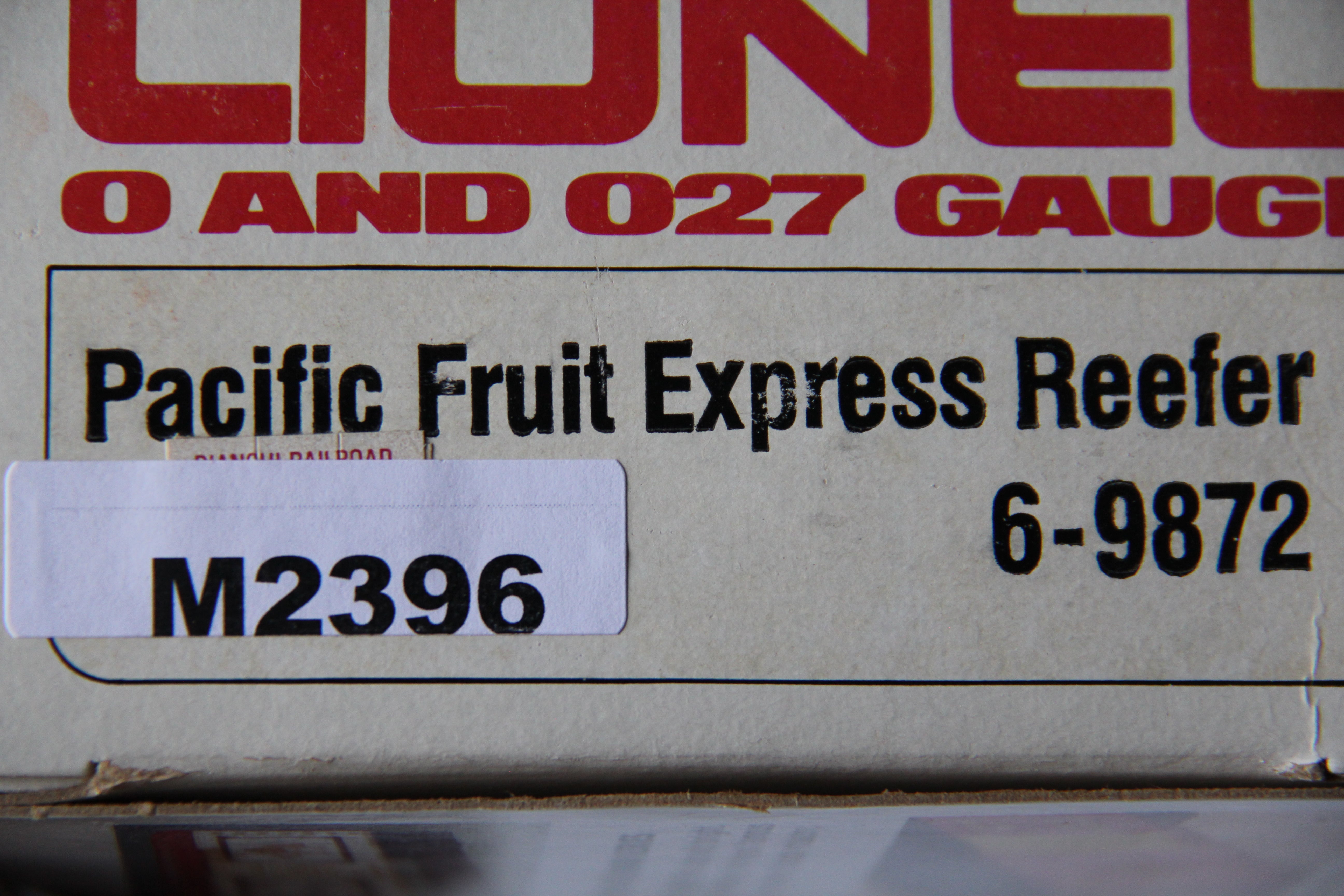 Lionel 6-9872 Pacific Fruit Express Reefer-Second hand-M2396