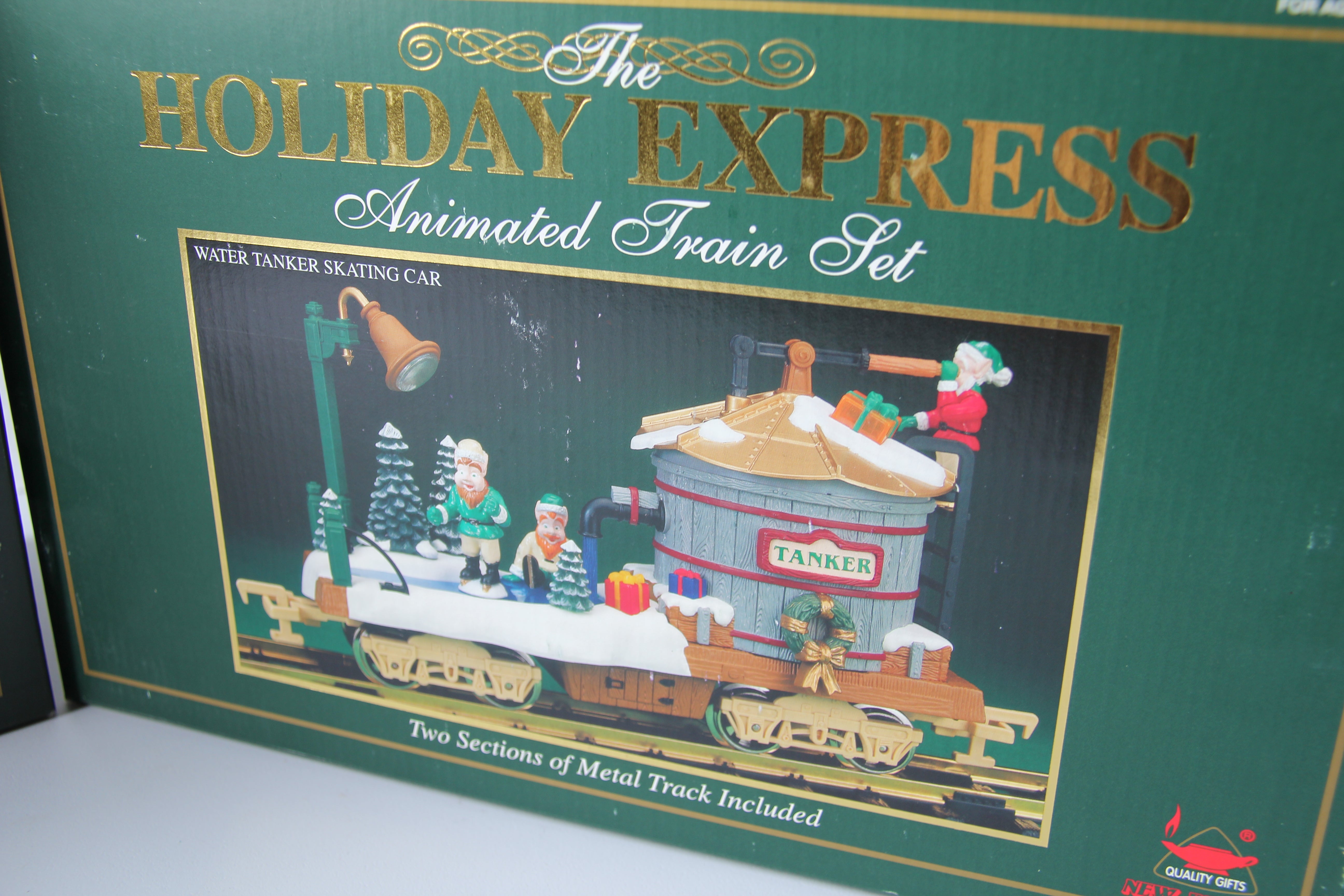 New bright holiday express animated train hot sale set 380