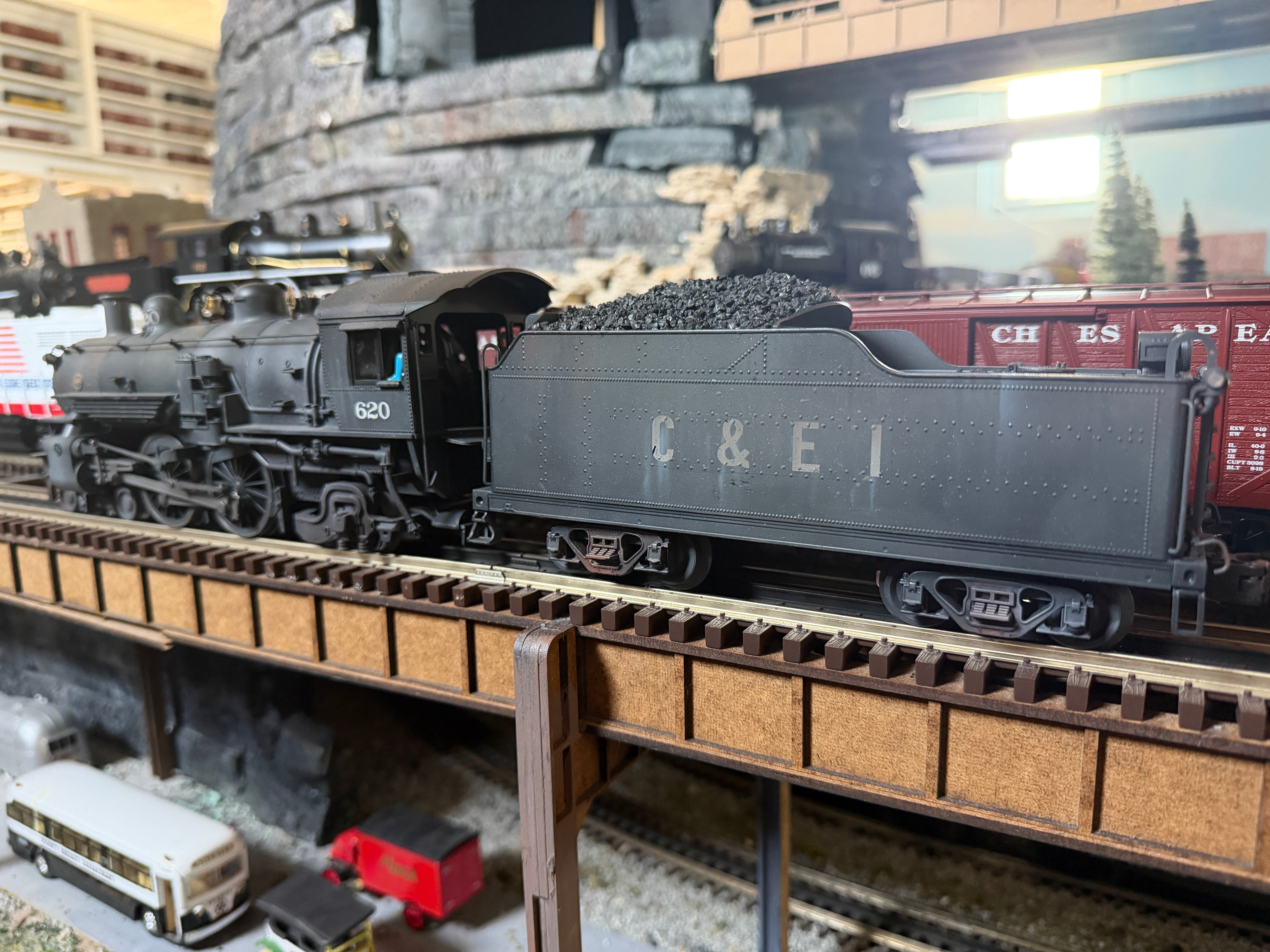 Lionel 2531900CEI  - Legacy - A6 Atlantic Steam Locomotive "Chicago & Eastern Illinois" #620 - Custom by Harry Hieke