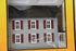 Rail King 30-9024 Row House w/ Porch Gray w/ Red Shutters-Second hand-M6936