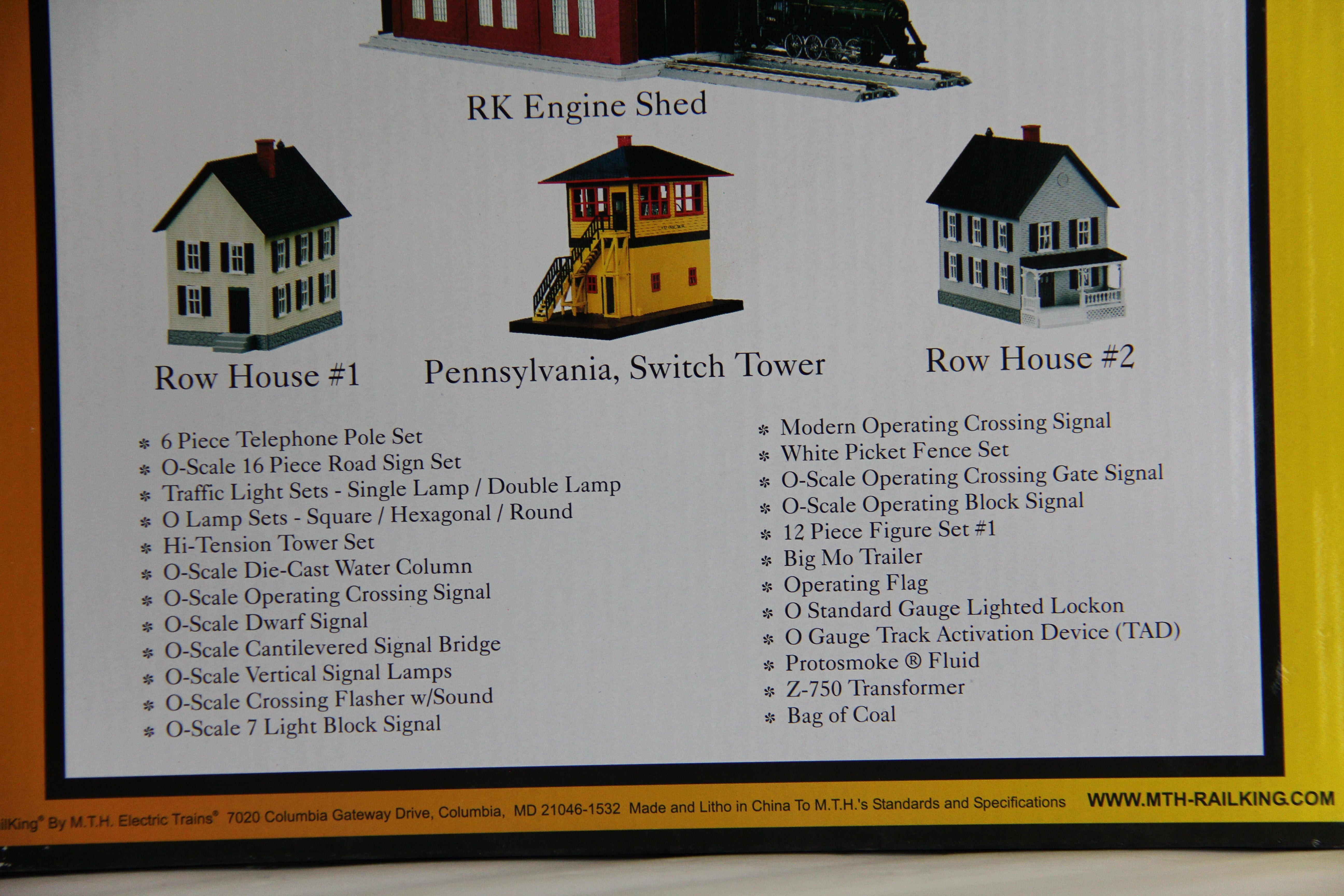 Rail King 30-90049 MTH Train Store 3-Story City Building w/Blinking Sign-Second hand-M6939