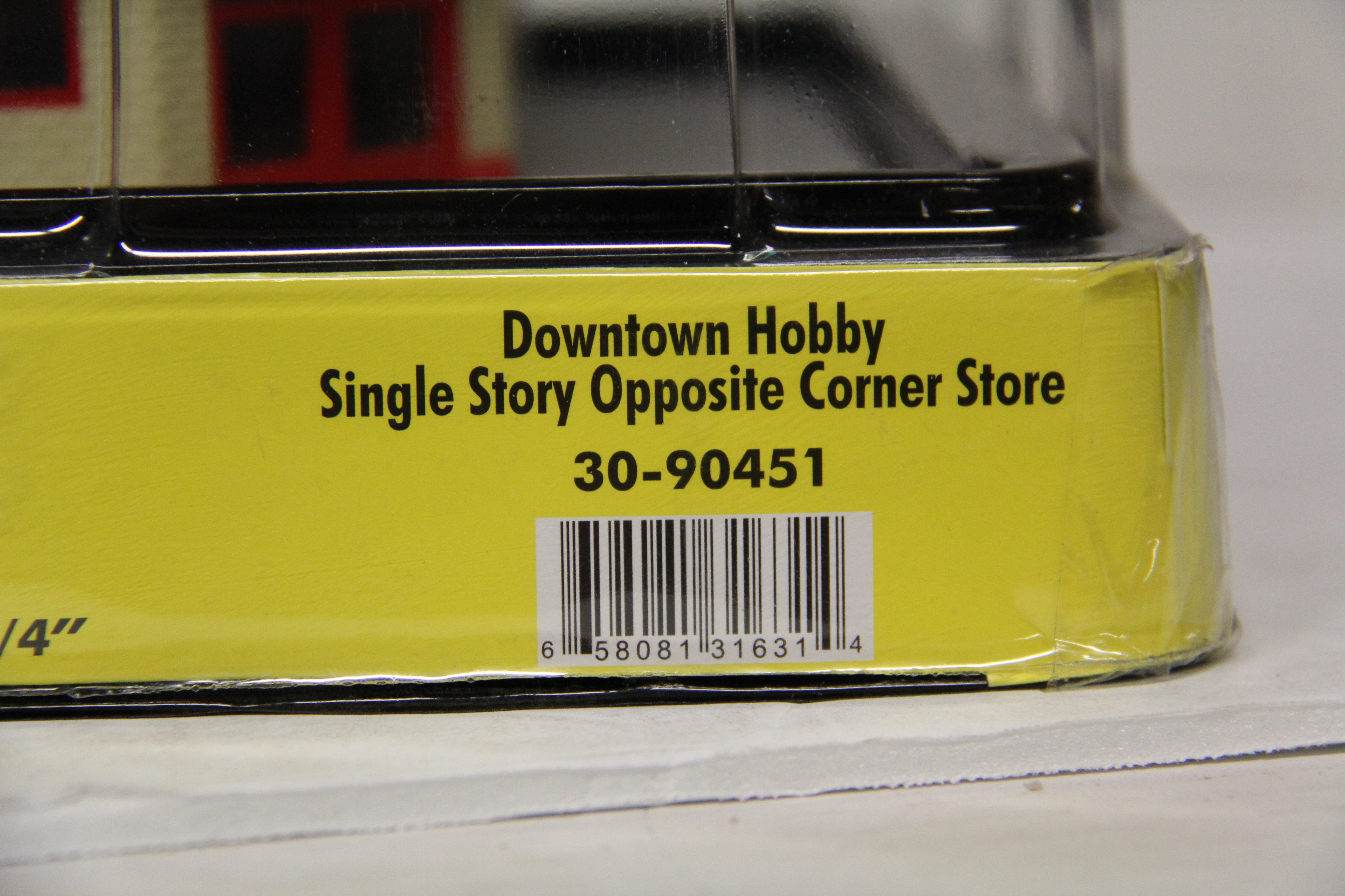 Rail King 30-90451 Downtown Hobby Single Story Opposite Corner Store-Second hand-M5565