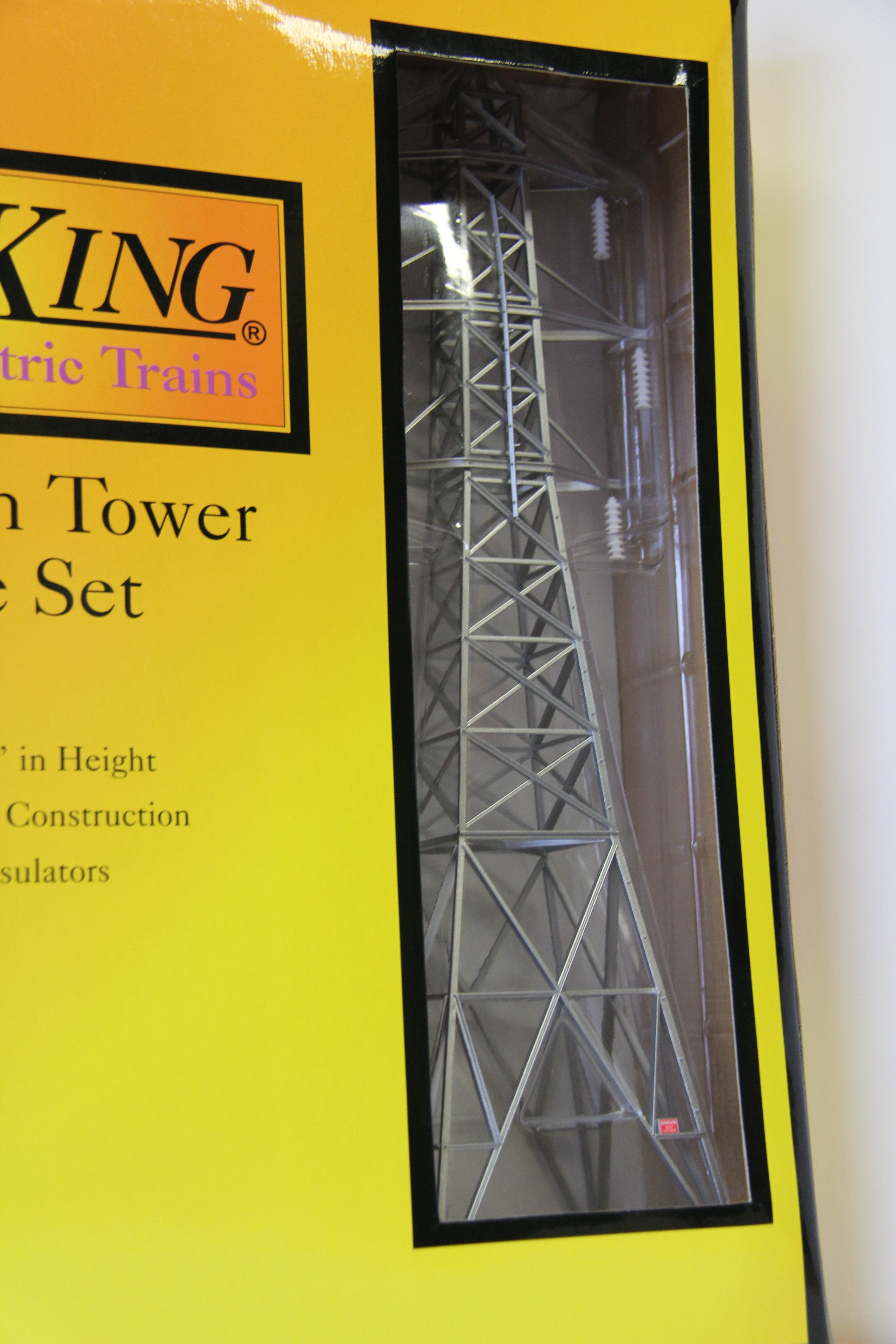 Rail King 30-1056 High Tension Tower Set-Second hand-M6940